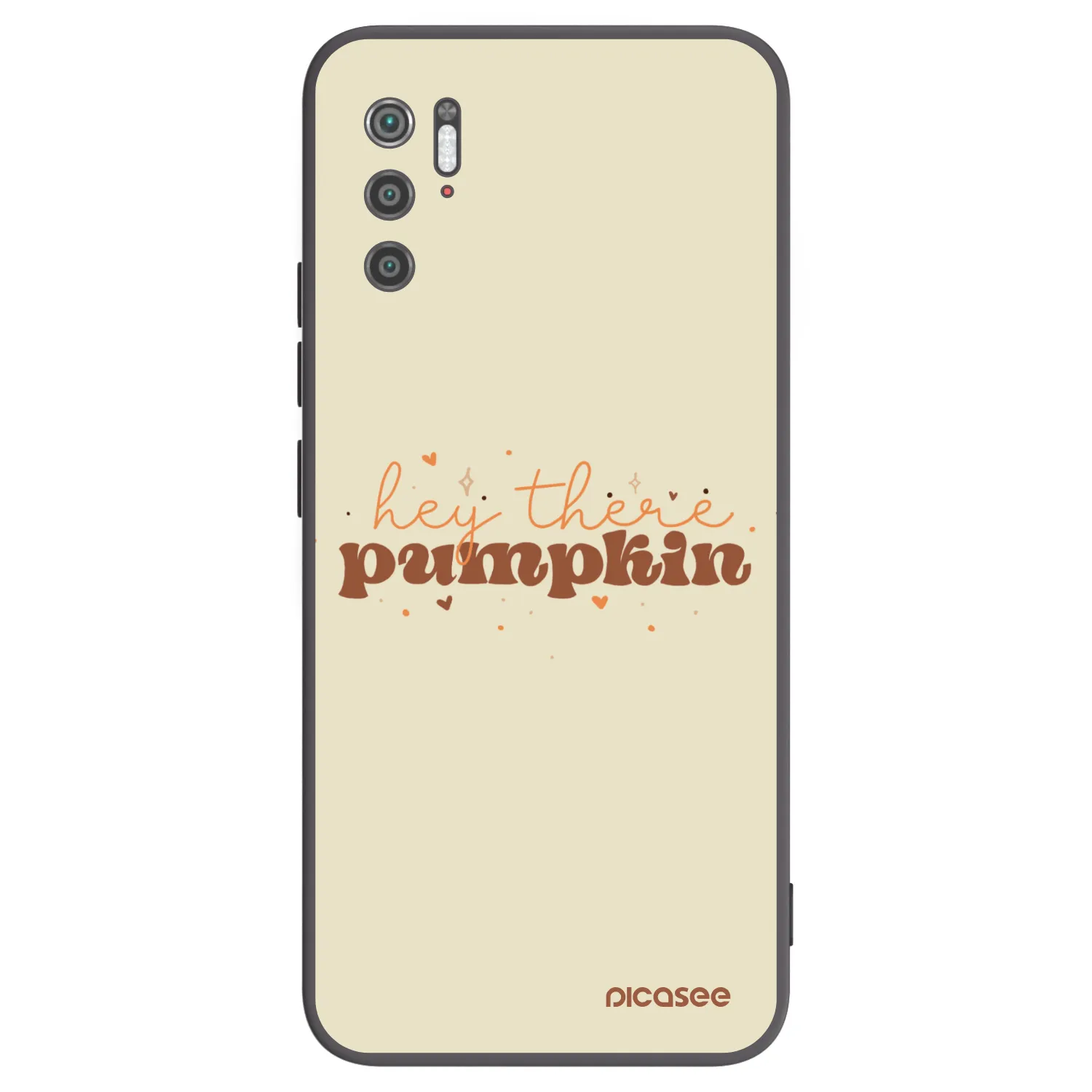 Picasee Μαύρη θήκη σιλικόνης για Xiaomi Poco M3 Pro 5G - Hey there pumpkin