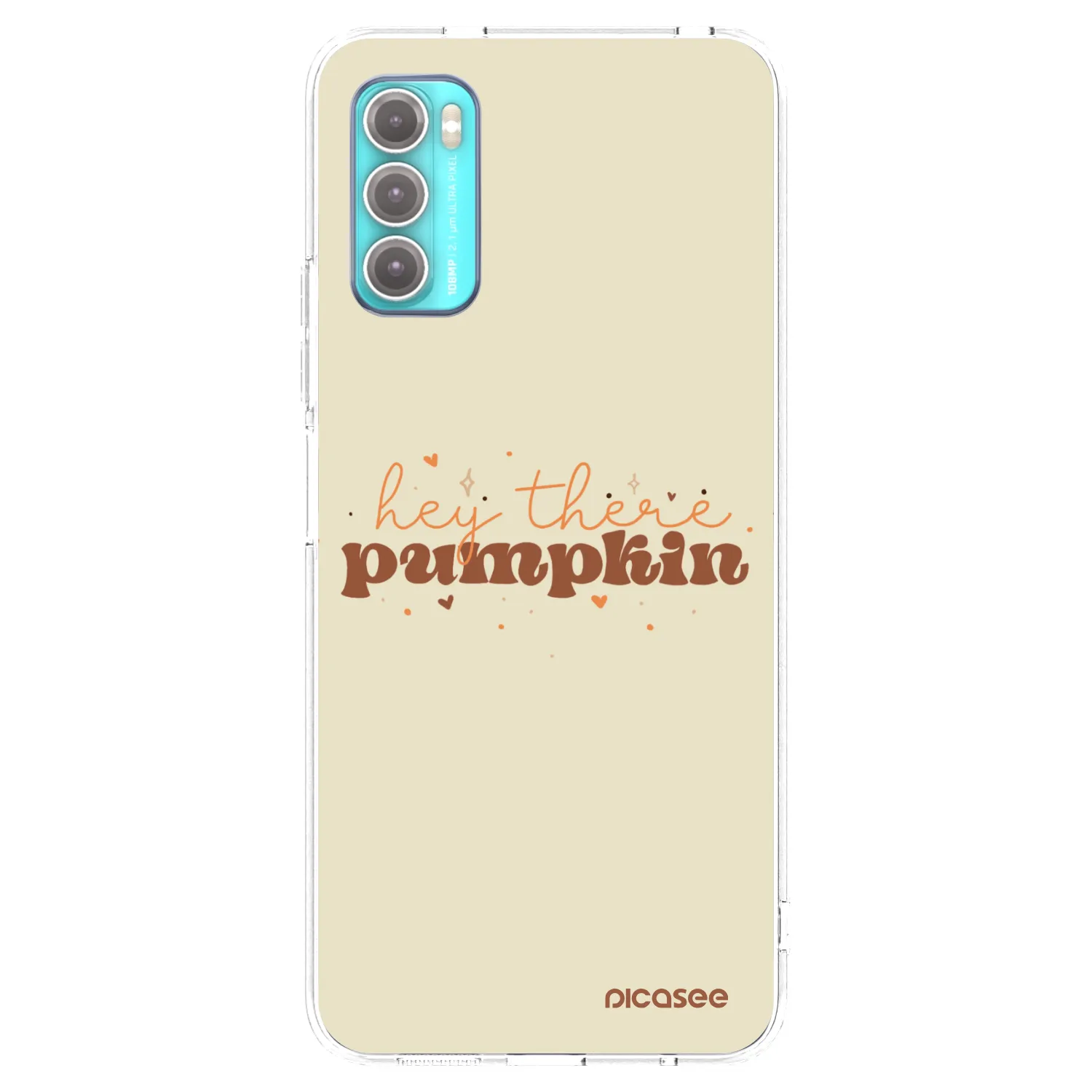 Picasee διαφανής θήκη σιλικόνης Motorola Moto G60 - Hey there pumpkin