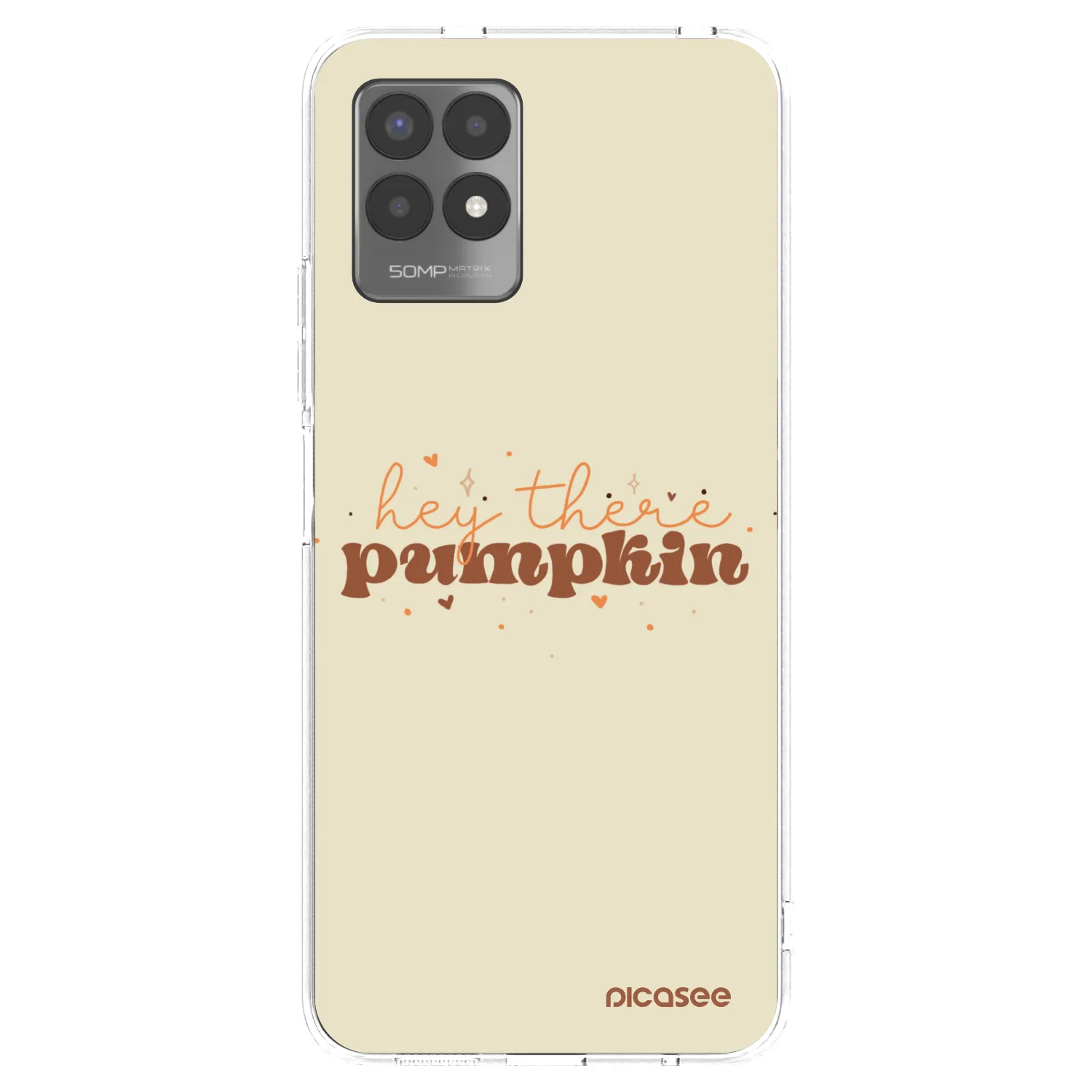 Picasee διαφανής θήκη σιλικόνης Realme 8i - Hey there pumpkin