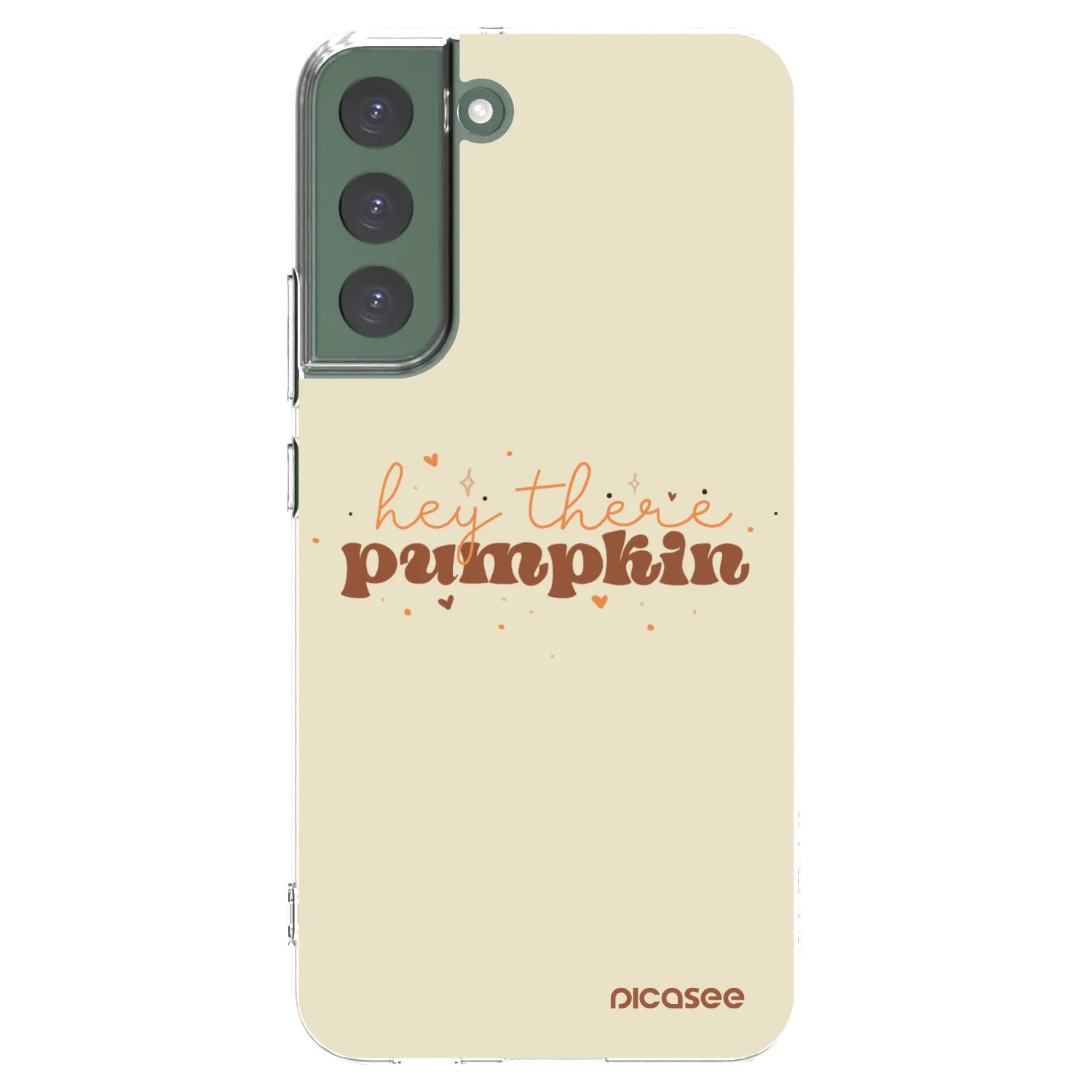 Picasee διαφανής θήκη σιλικόνης Samsung Galaxy S22+ 5G - Hey there pumpkin