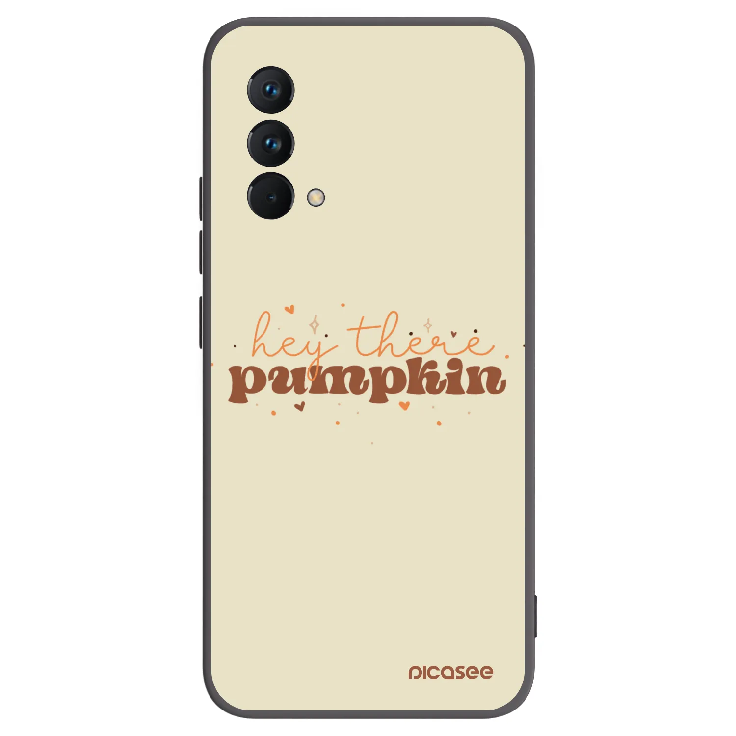 Picasee Μαύρη θήκη σιλικόνης για Realme GT Master Edition 5G - Hey there pumpkin