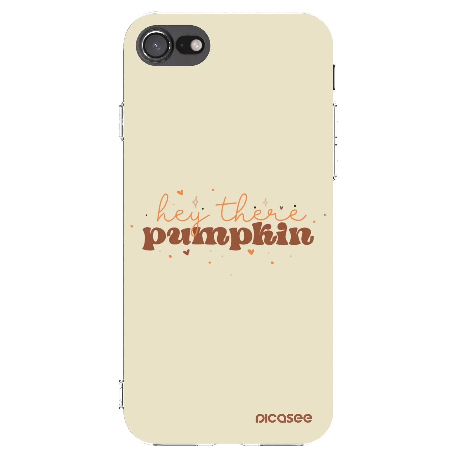 Picasee διαφανής θήκη σιλικόνης Apple iPhone SE 2022 - Hey there pumpkin