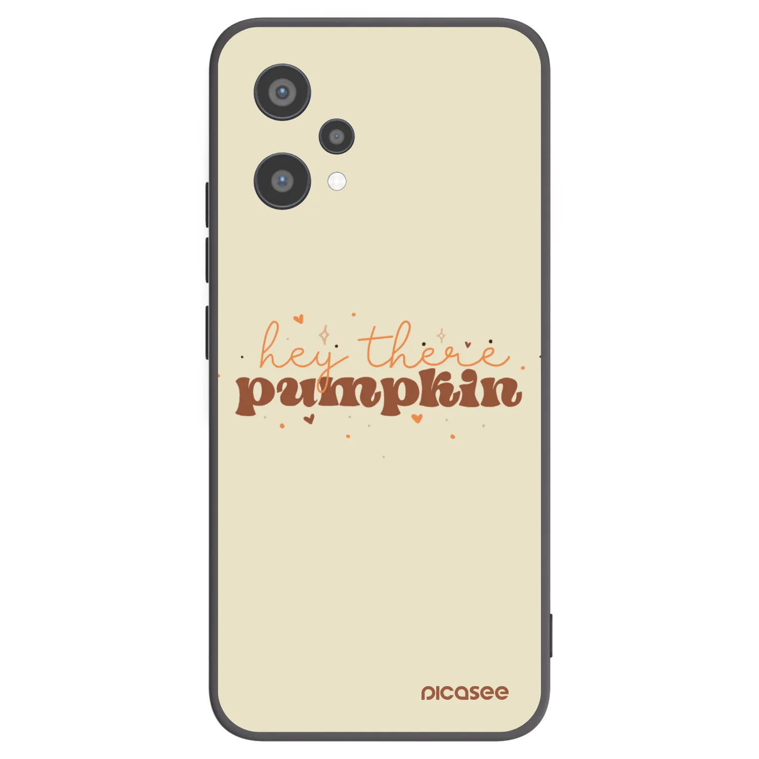 Picasee Μαύρη θήκη σιλικόνης για Realme 9 Pro 5G - Hey there pumpkin