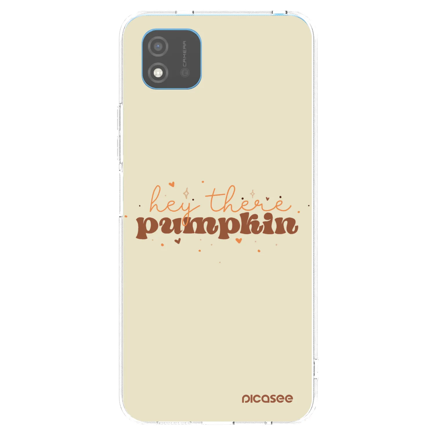 Picasee διαφανής θήκη σιλικόνης Realme C11 (2021) - Hey there pumpkin