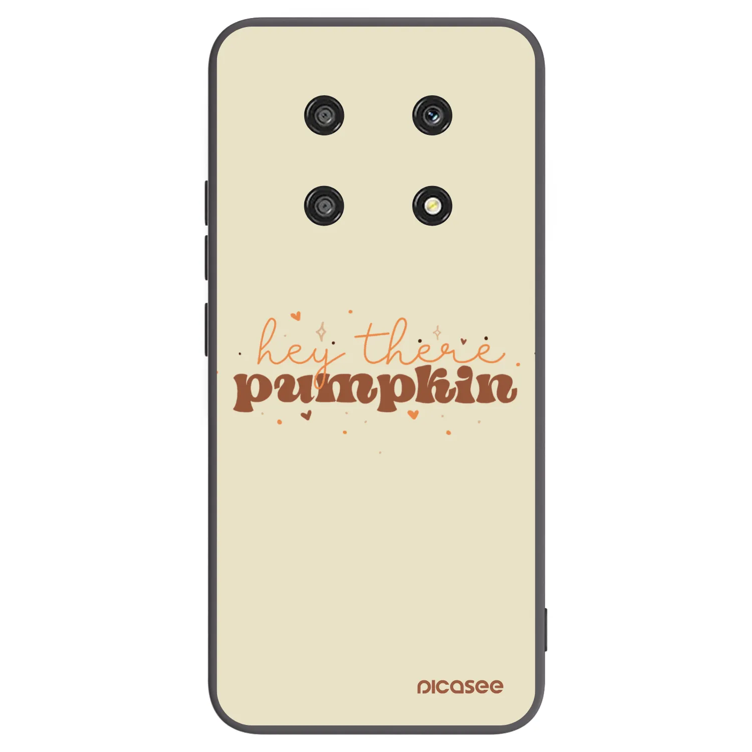 Picasee Μαύρη θήκη σιλικόνης για Honor Magic4 Lite 5G - Hey there pumpkin