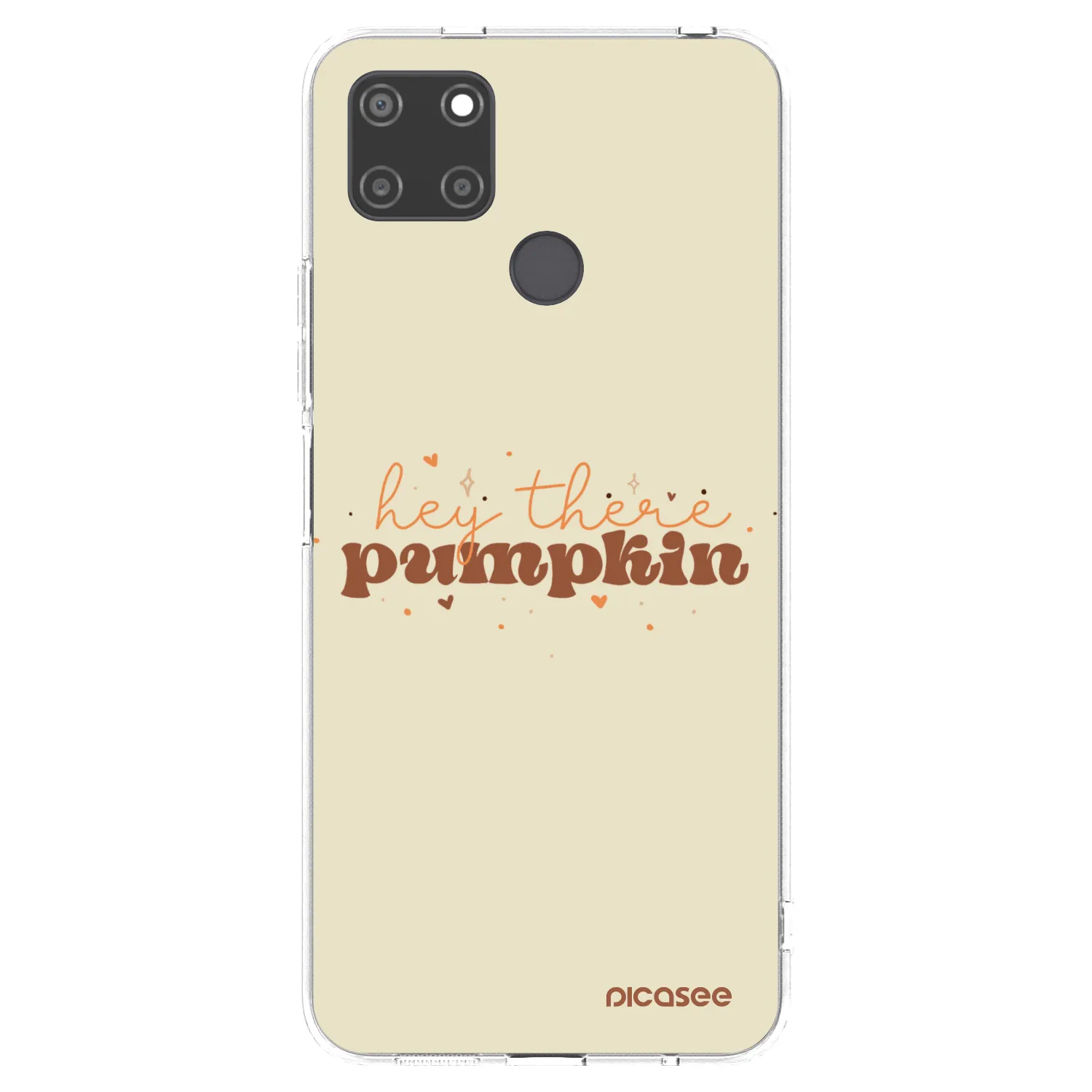Picasee διαφανής θήκη σιλικόνης Realme C21Y - Hey there pumpkin