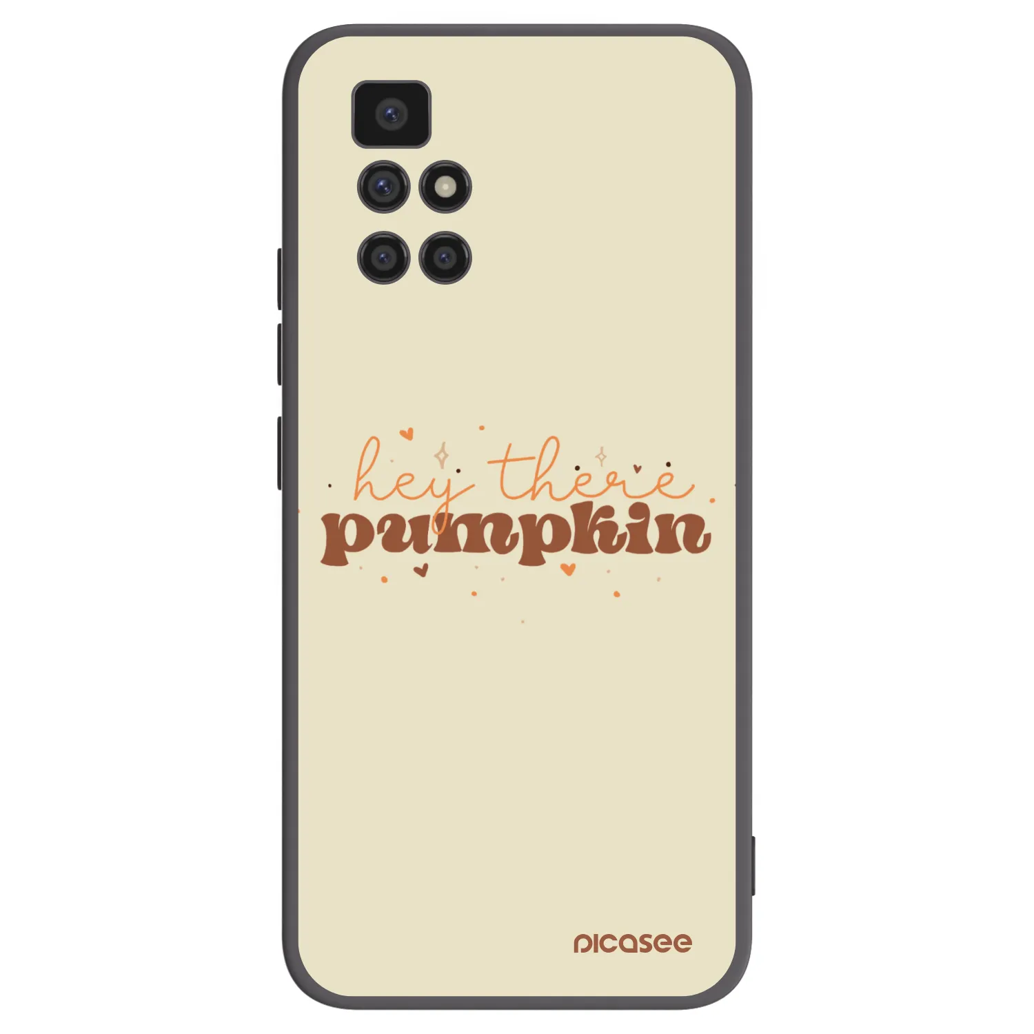 Picasee Μαύρη θήκη σιλικόνης για Xiaomi Redmi 10 (2022) - Hey there pumpkin