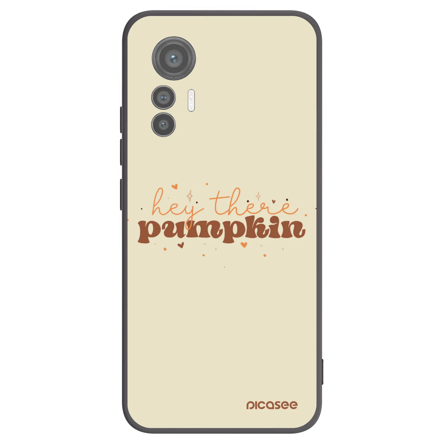 Picasee Μαύρη θήκη σιλικόνης για Xiaomi 12 Lite - Hey there pumpkin