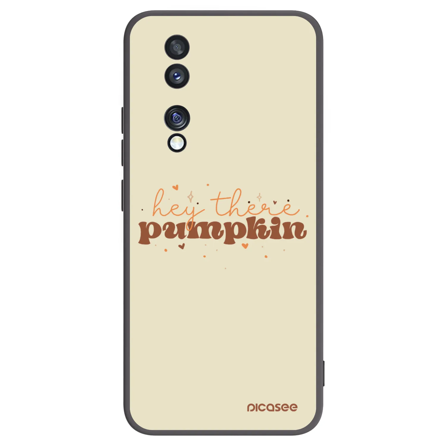 Picasee Μαύρη θήκη σιλικόνης για Honor 70 - Hey there pumpkin