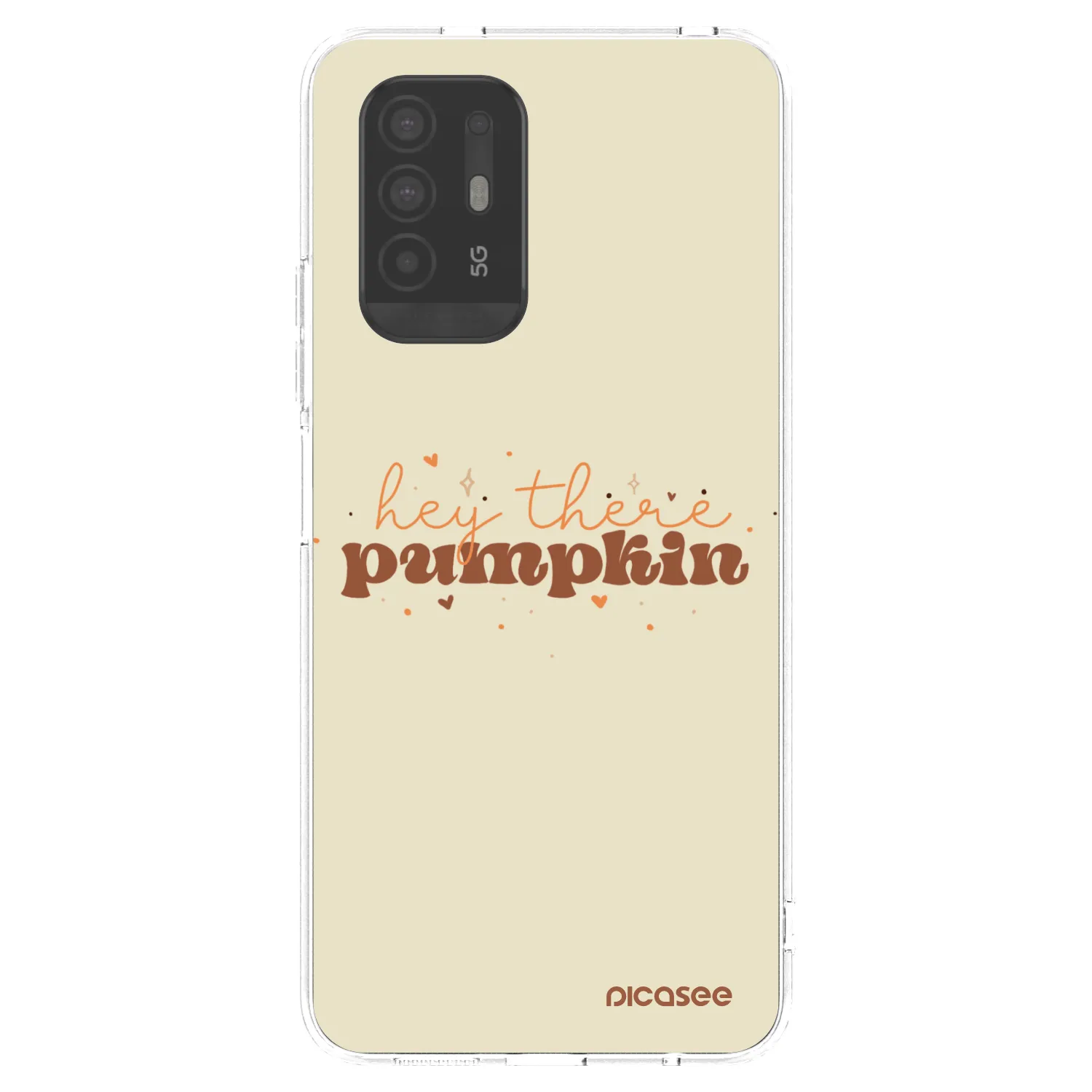Picasee διαφανής θήκη σιλικόνης OPPO A94 5G - Hey there pumpkin