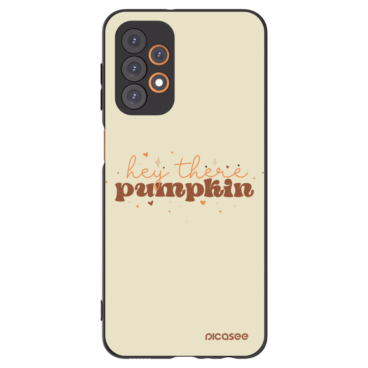 Picasee Μαύρη θήκη σιλικόνης για Samsung Galaxy A23 A236B 5G - Hey there pumpkin