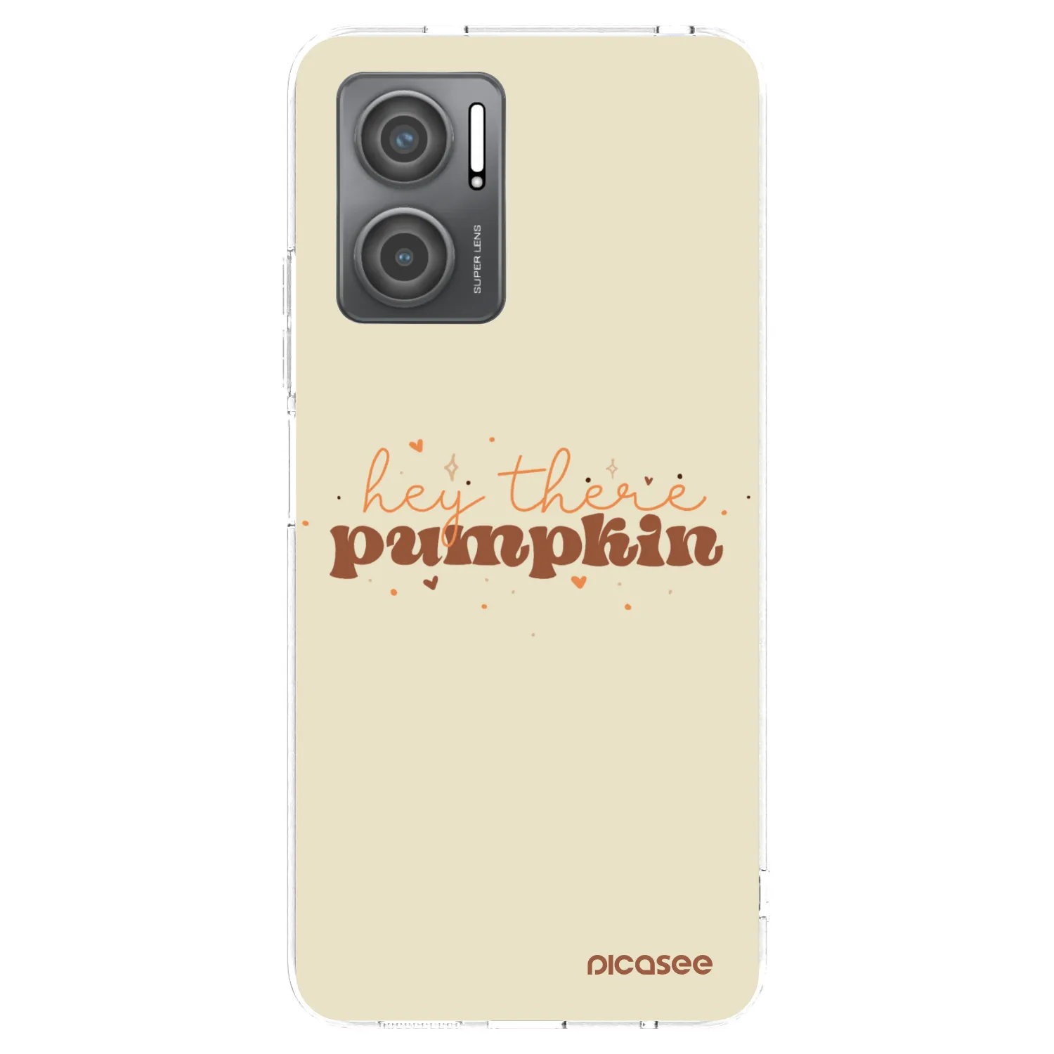 Picasee διαφανής θήκη σιλικόνης Xiaomi Redmi 10 5G - Hey there pumpkin