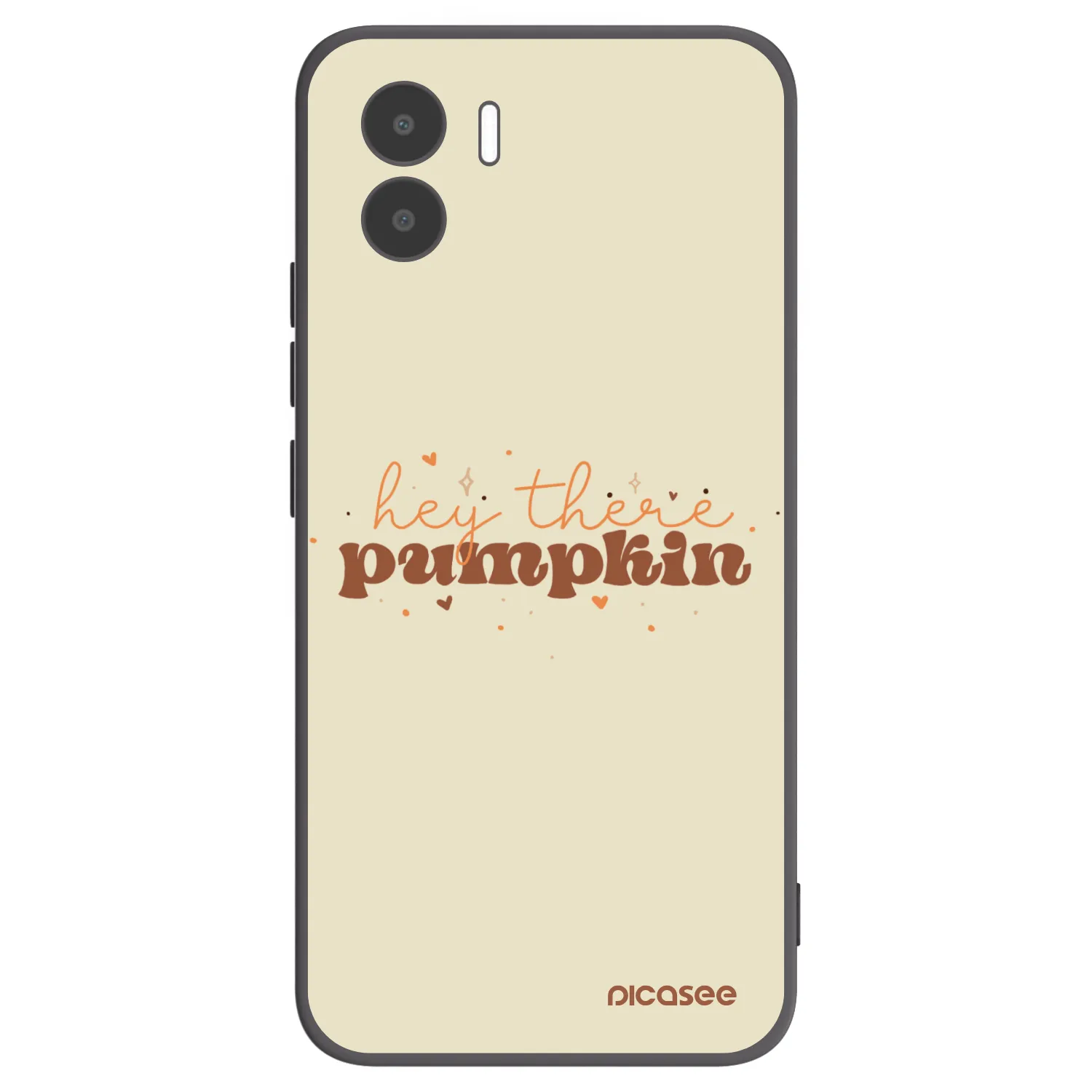 Picasee Μαύρη θήκη σιλικόνης για Xiaomi Redmi A1 - Hey there pumpkin