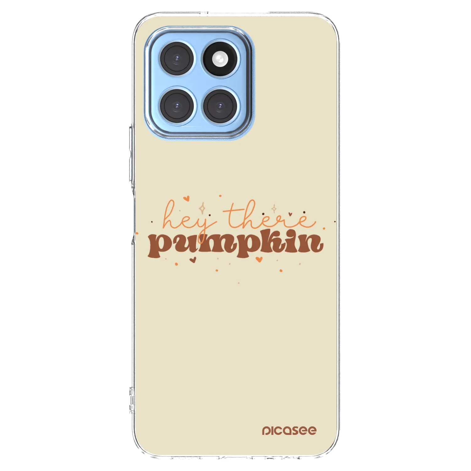 Picasee διαφανής θήκη σιλικόνης Honor X8 5G - Hey there pumpkin