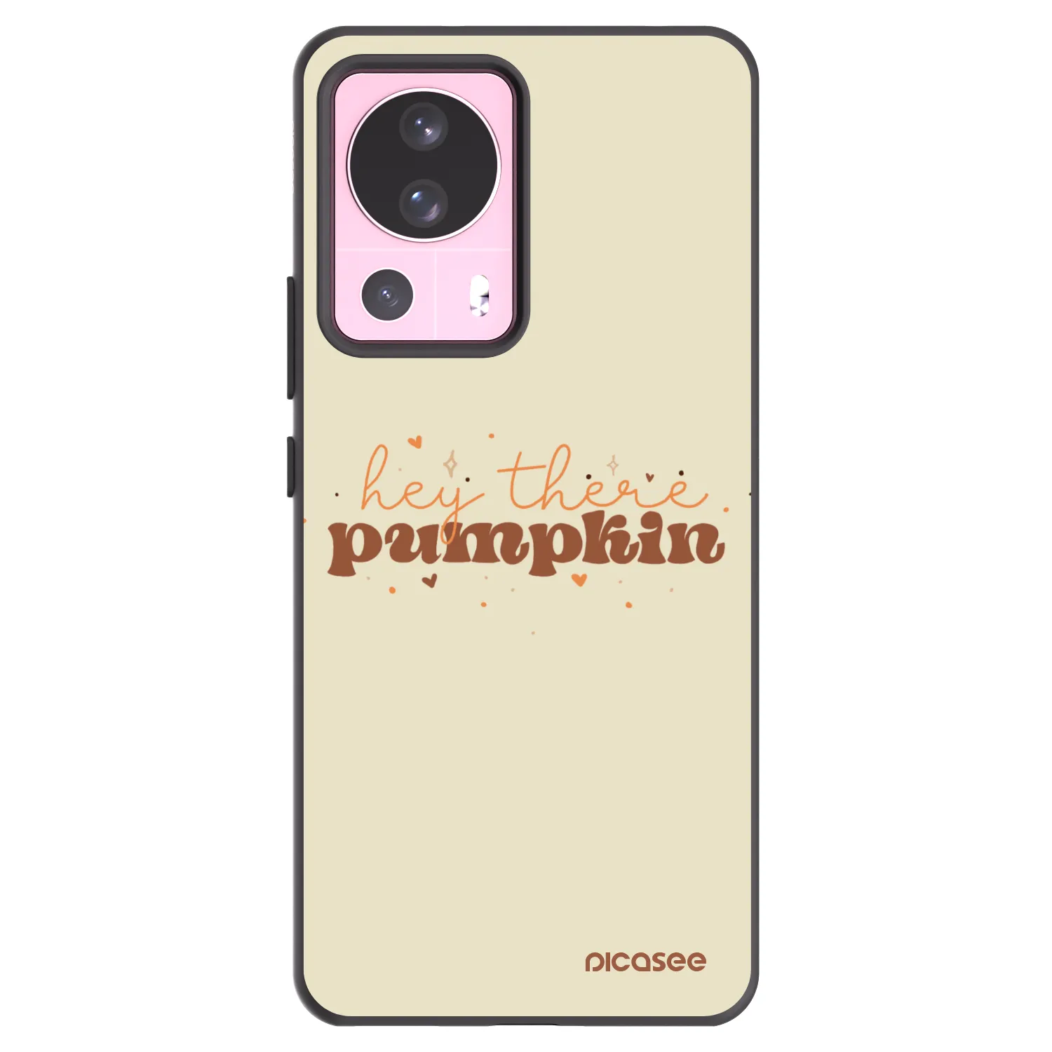 Picasee Μαύρη θήκη σιλικόνης για Xiaomi 13 Lite - Hey there pumpkin