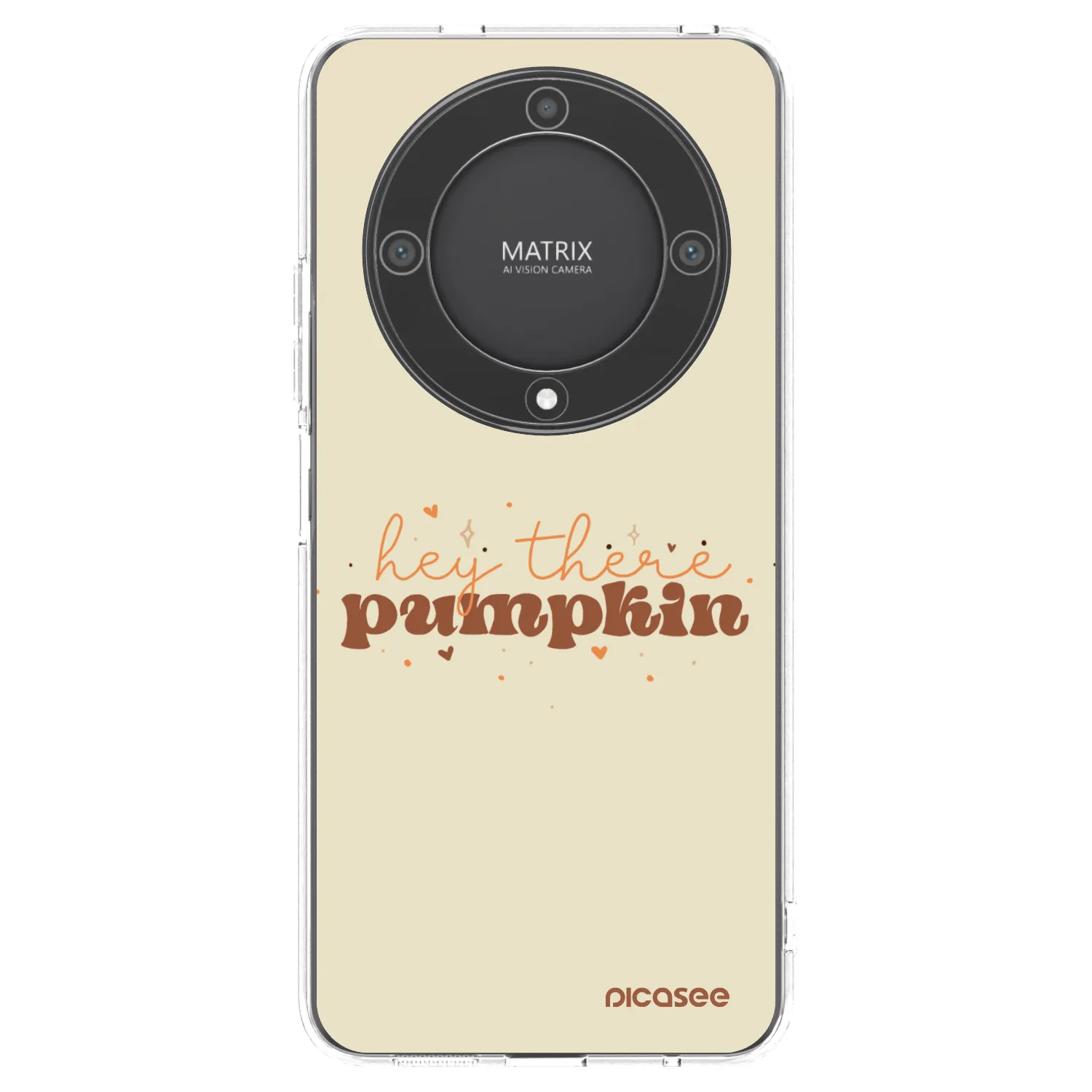 Picasee διαφανής θήκη σιλικόνης Honor Magic5 Lite 5G - Hey there pumpkin