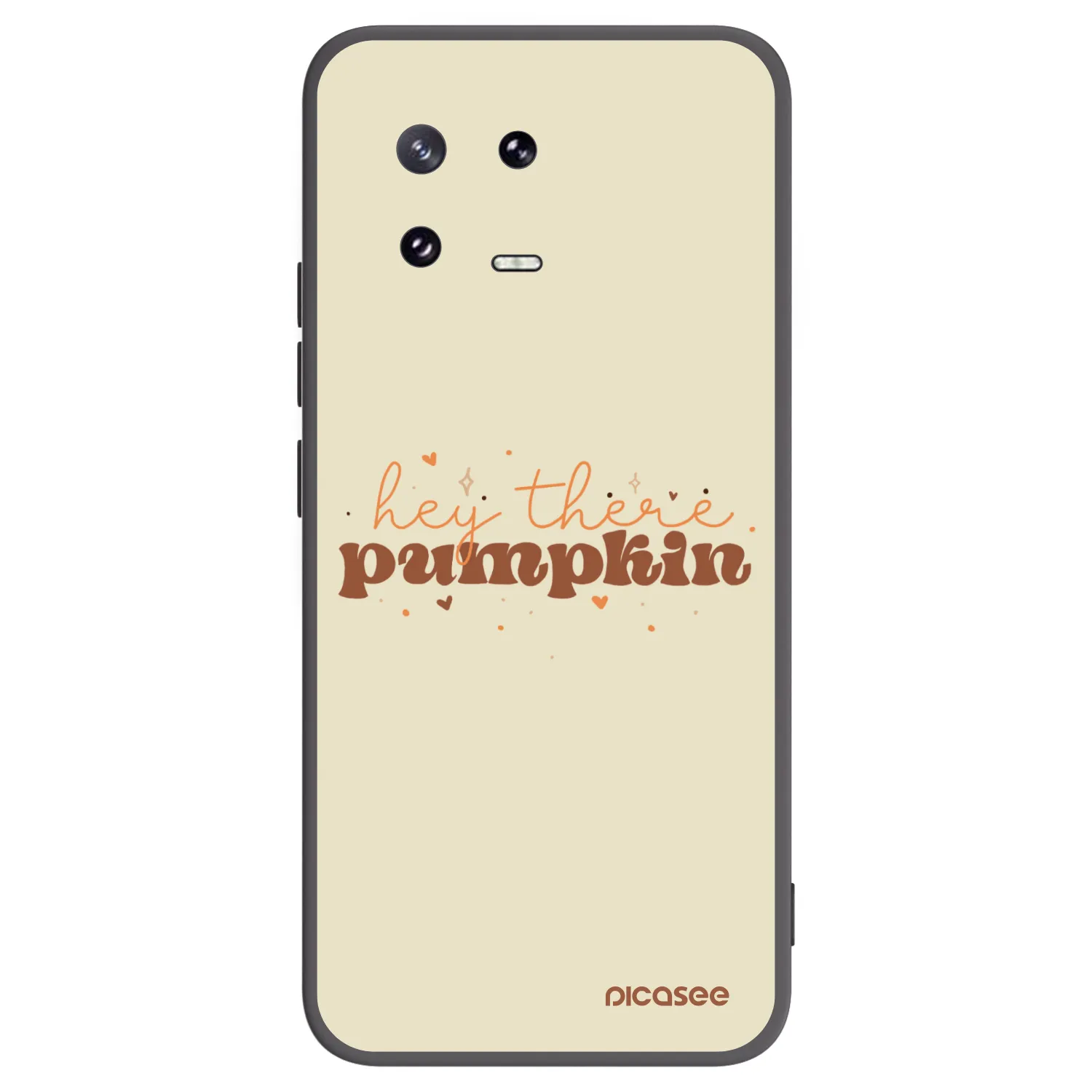 Picasee Μαύρη θήκη σιλικόνης για Xiaomi 13 Pro - Hey there pumpkin