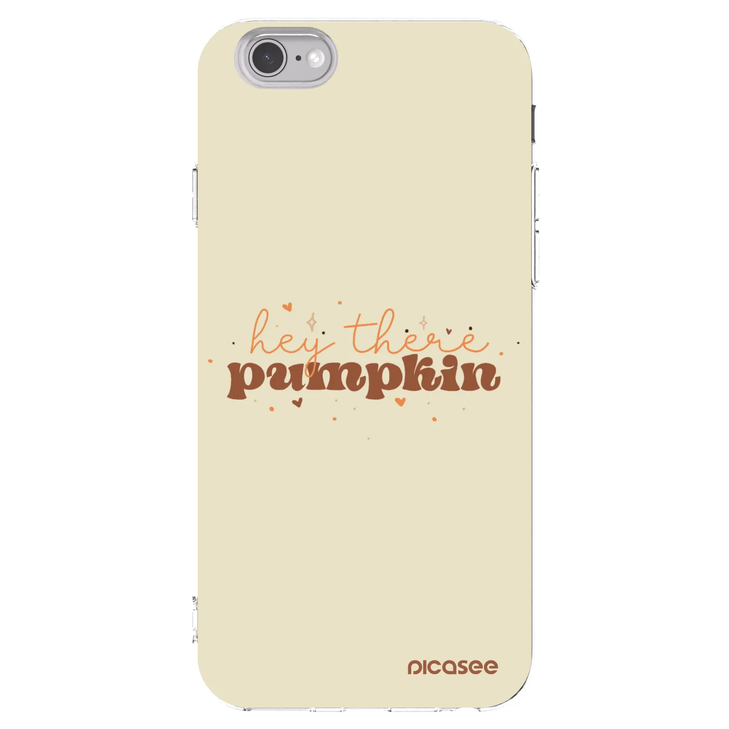 Picasee διαφανής θήκη σιλικόνης Apple iPhone 6/6S - Hey there pumpkin