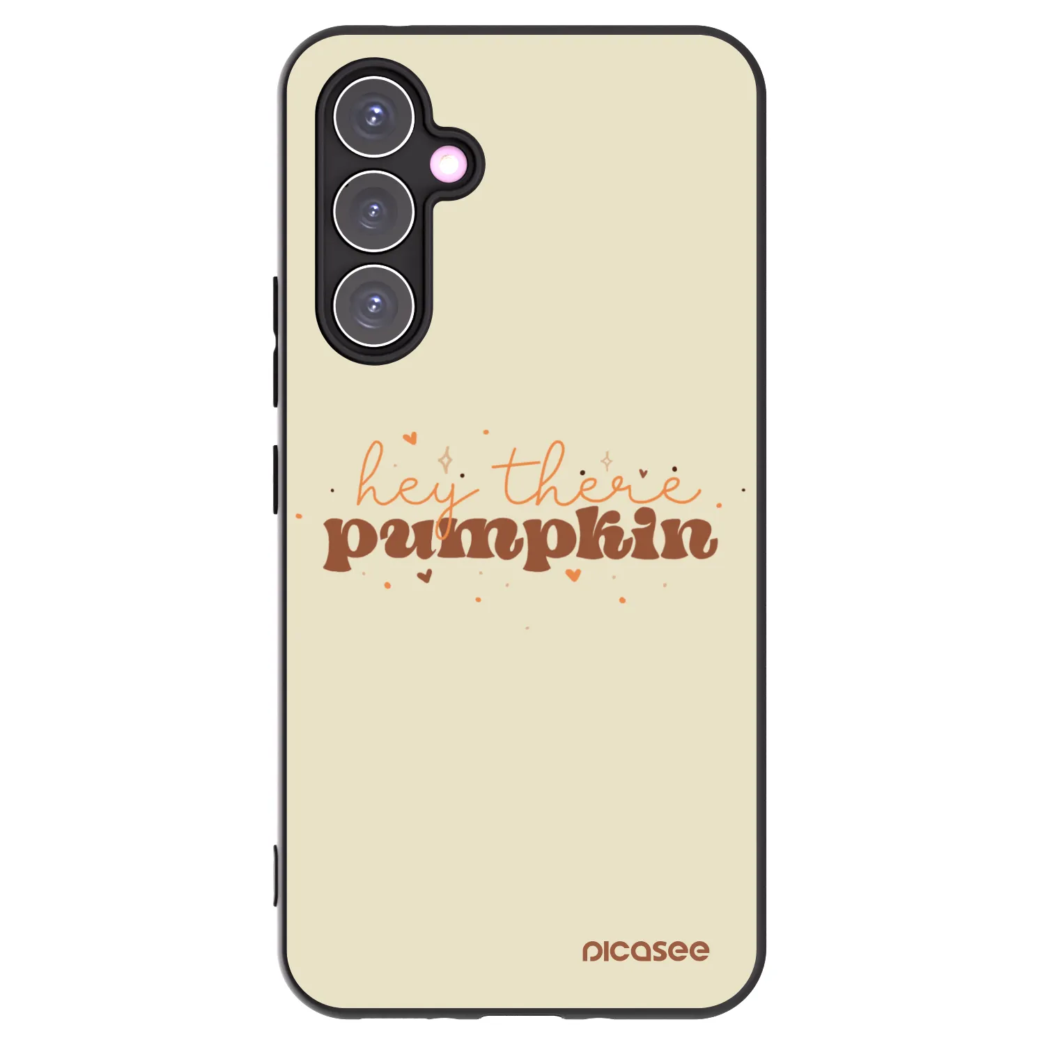 Picasee Μαύρη θήκη σιλικόνης για Samsung Galaxy A54 5G A546B - Hey there pumpkin