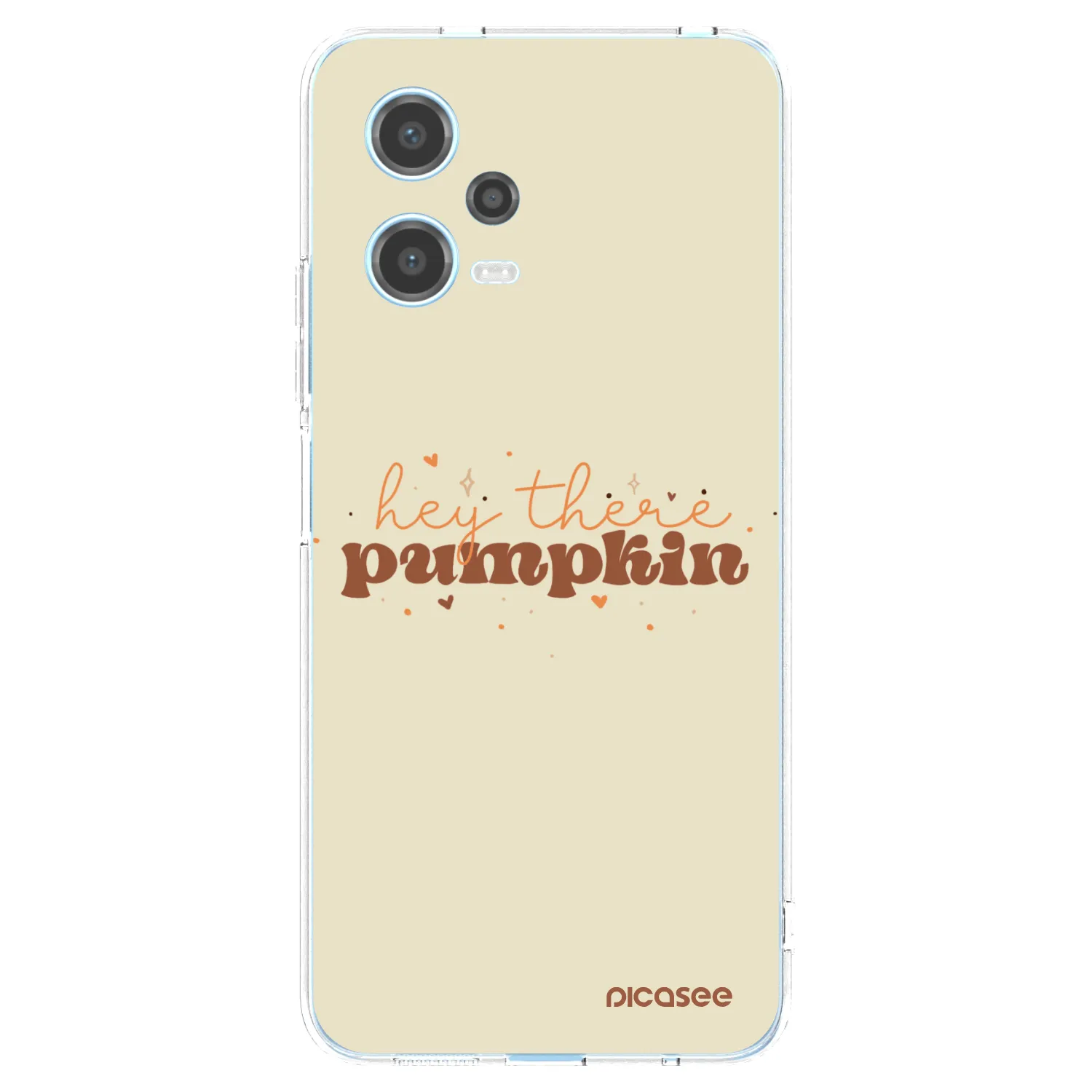 Picasee διαφανής θήκη σιλικόνης Xiaomi Redmi Note 12 5G - Hey there pumpkin