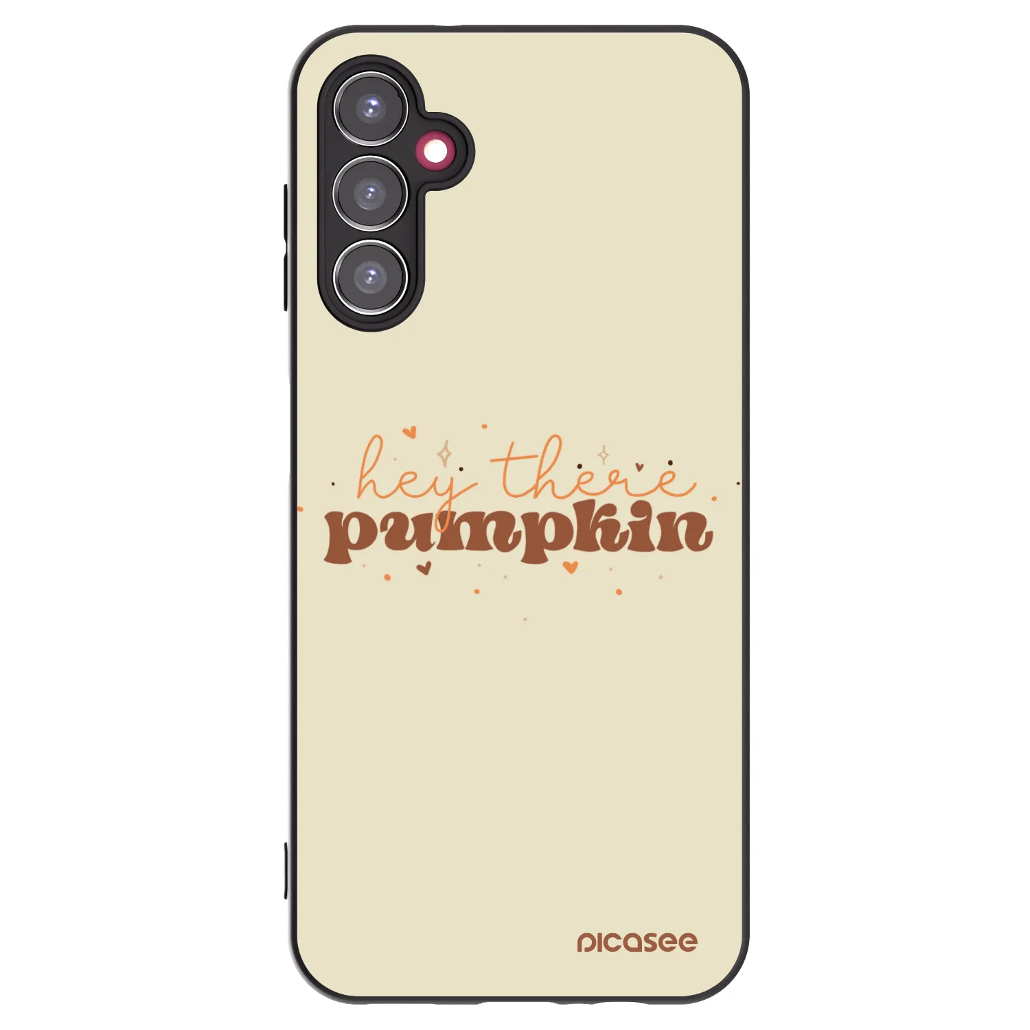 Picasee Μαύρη θήκη σιλικόνης για Samsung Galaxy A14 4G A145R - Hey there pumpkin