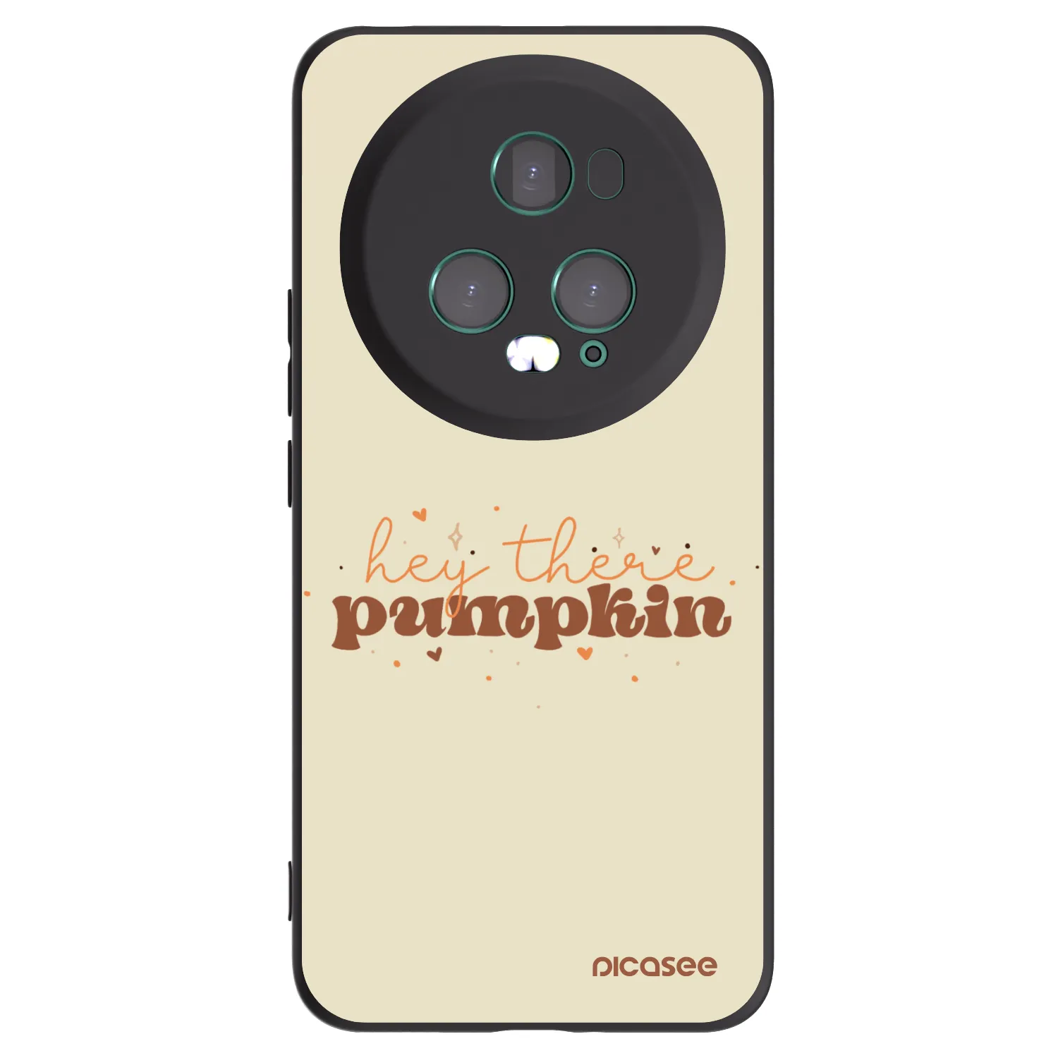 Picasee Μαύρη θήκη σιλικόνης για Honor Magic5 Pro - Hey there pumpkin