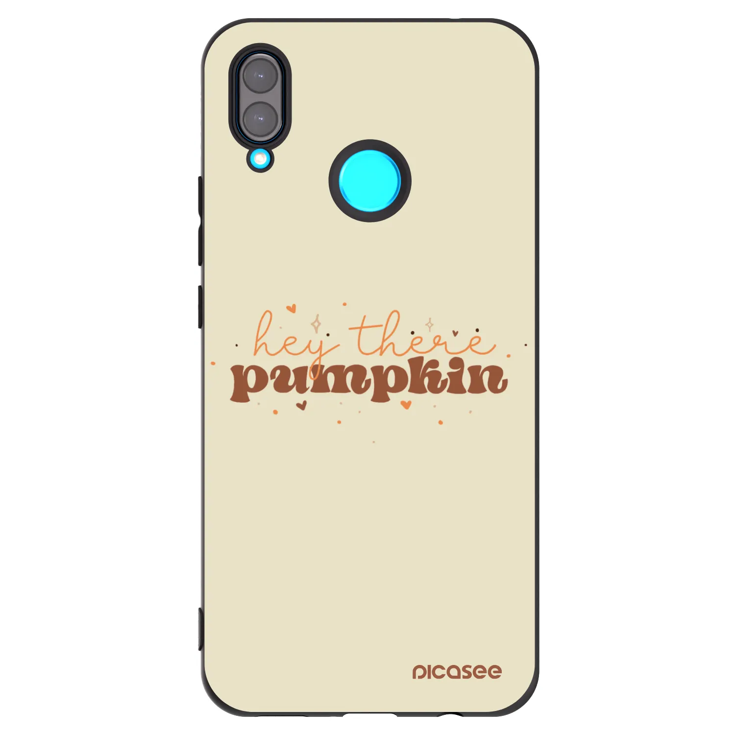 Picasee Μαύρη θήκη σιλικόνης για Huawei Nova 3i - Hey there pumpkin