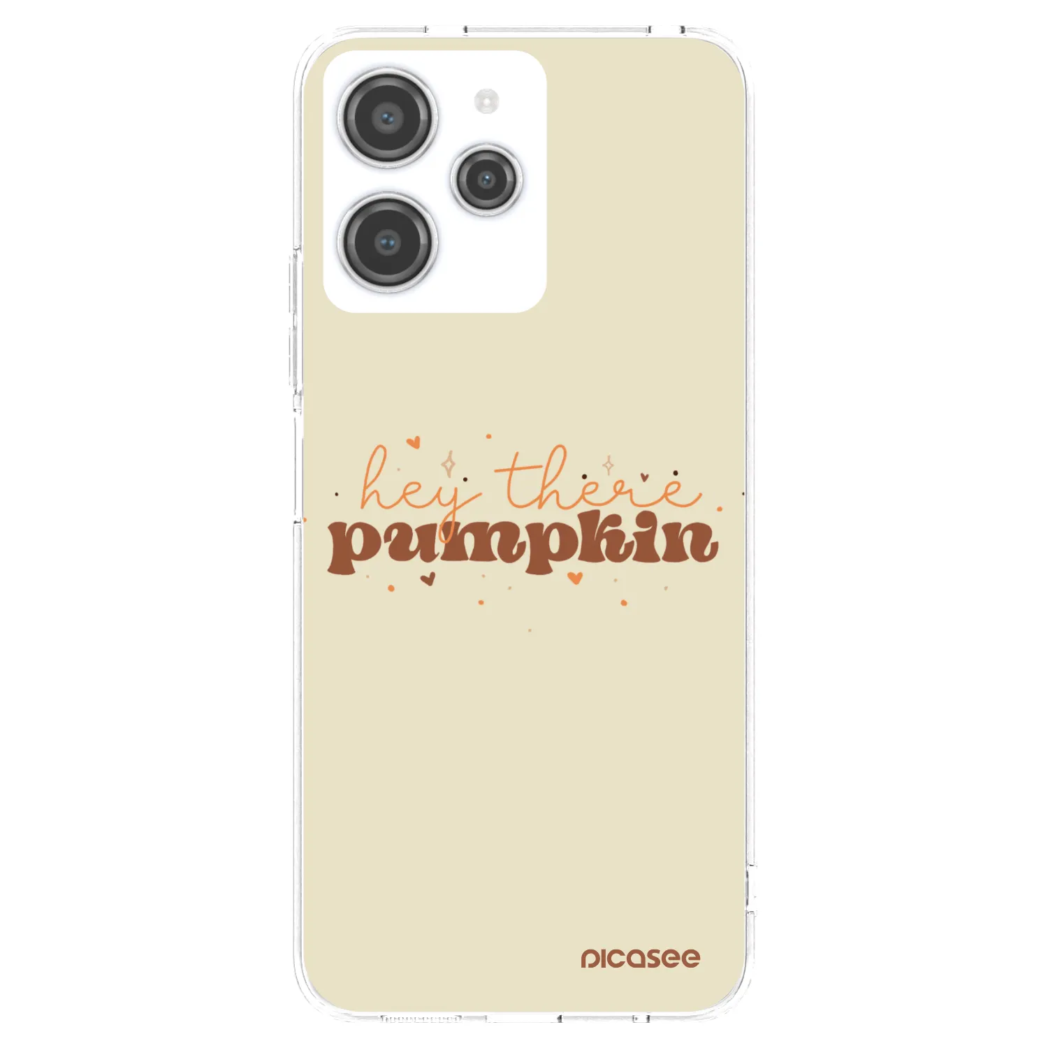 Picasee διαφανής θήκη σιλικόνης Xiaomi Redmi 12 4G - Hey there pumpkin