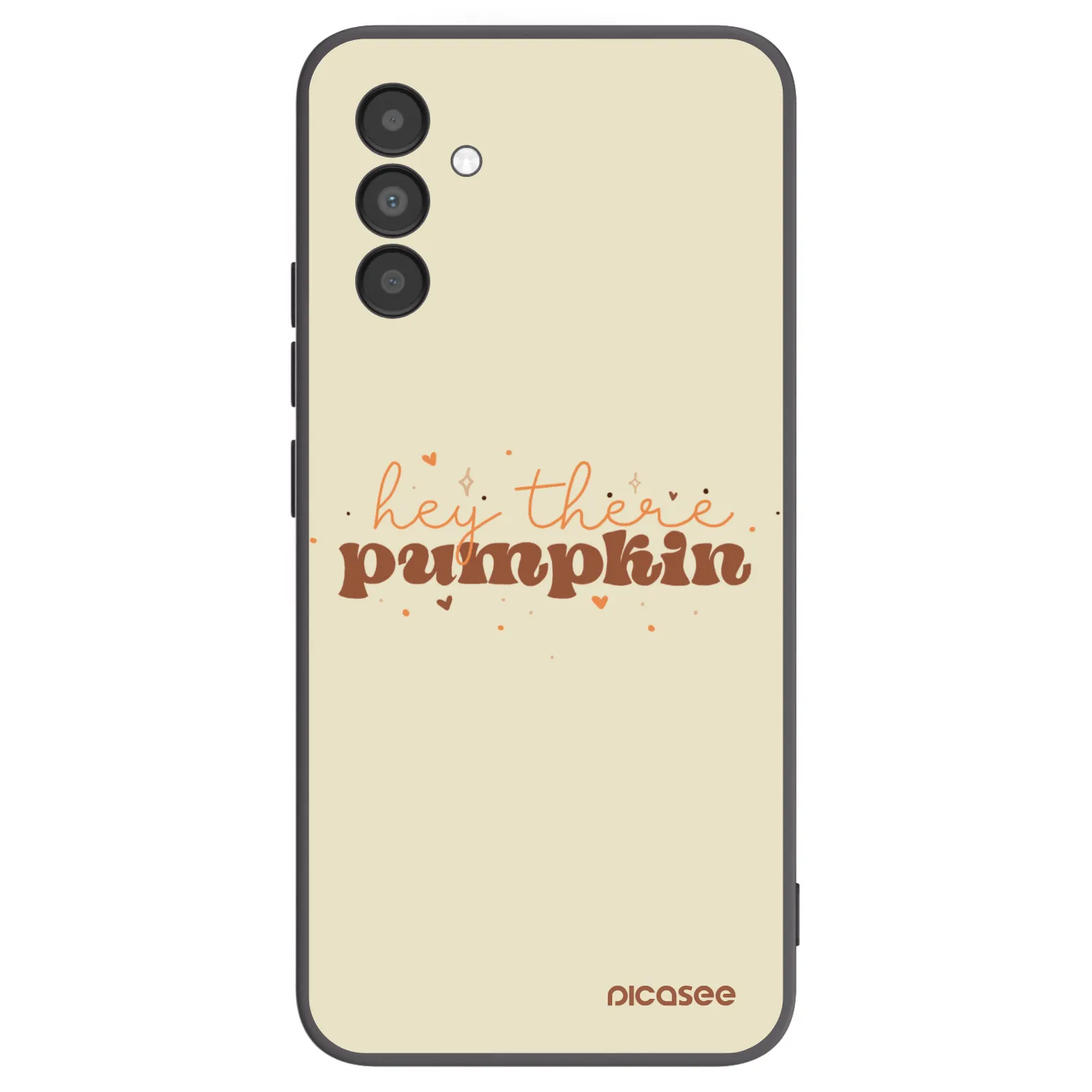 Picasee Μαύρη θήκη σιλικόνης για Samsung Galaxy A04s A047F - Hey there pumpkin