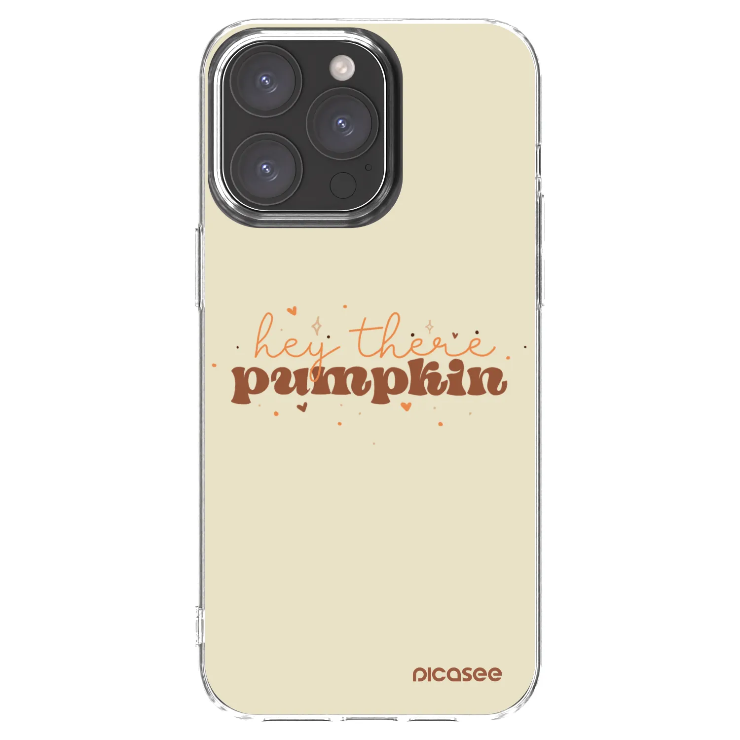 Picasee διαφανής θήκη σιλικόνης Apple iPhone 15 Pro Max - Hey there pumpkin