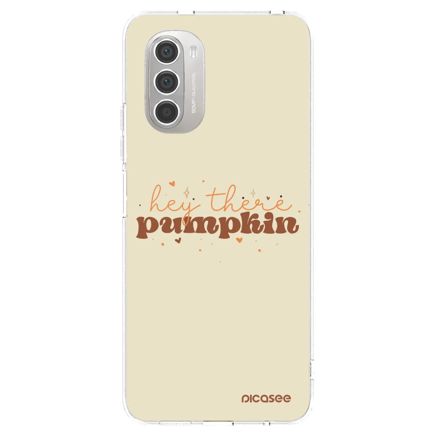 Picasee διαφανής θήκη σιλικόνης Motorola Moto G51 - Hey there pumpkin