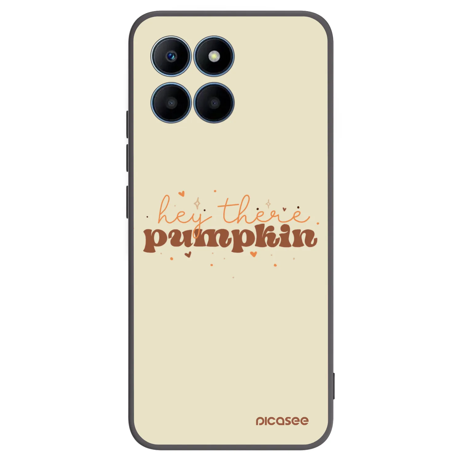 Picasee Μαύρη θήκη σιλικόνης για Honor 70 Lite - Hey there pumpkin