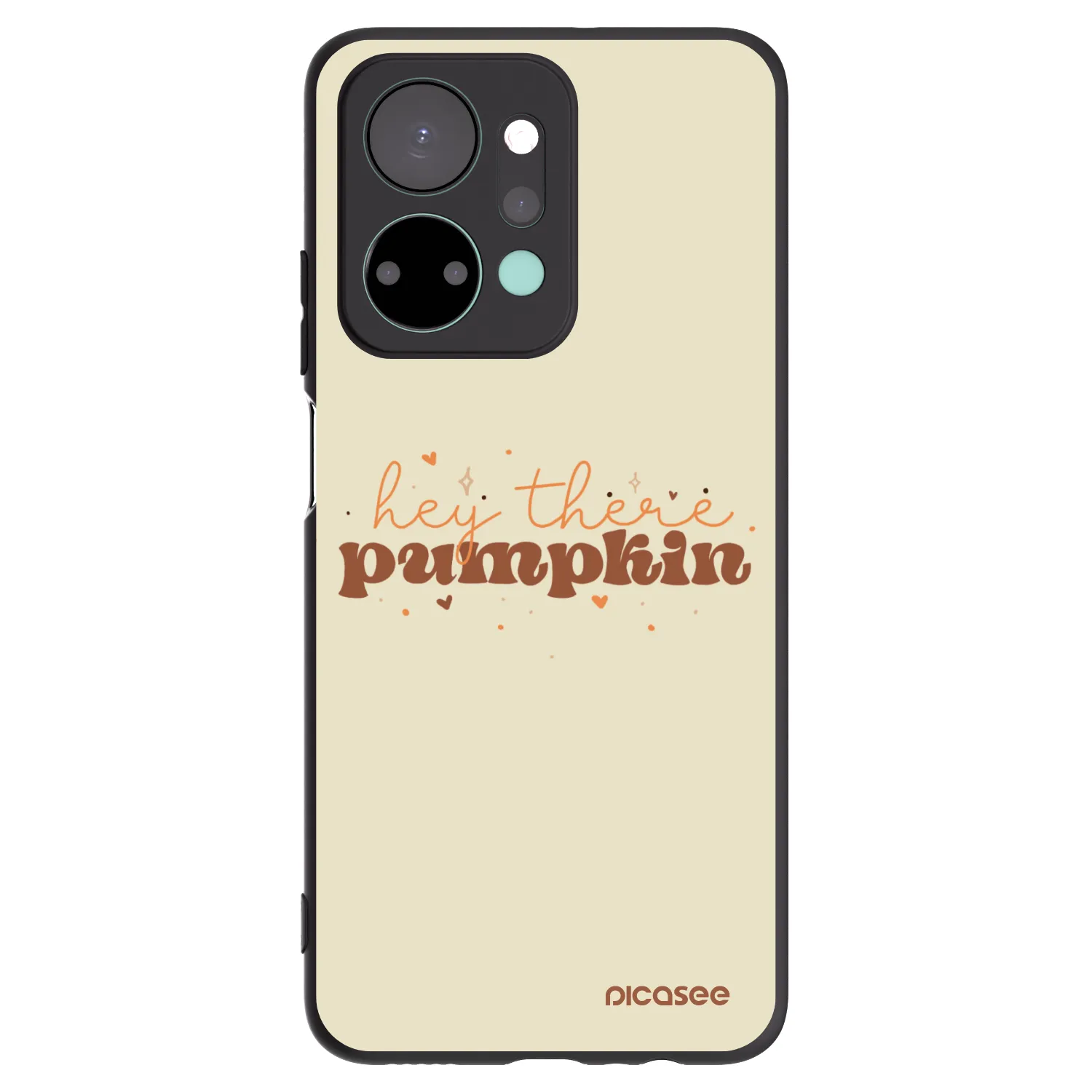 Picasee Μαύρη θήκη σιλικόνης για Honor X7a - Hey there pumpkin