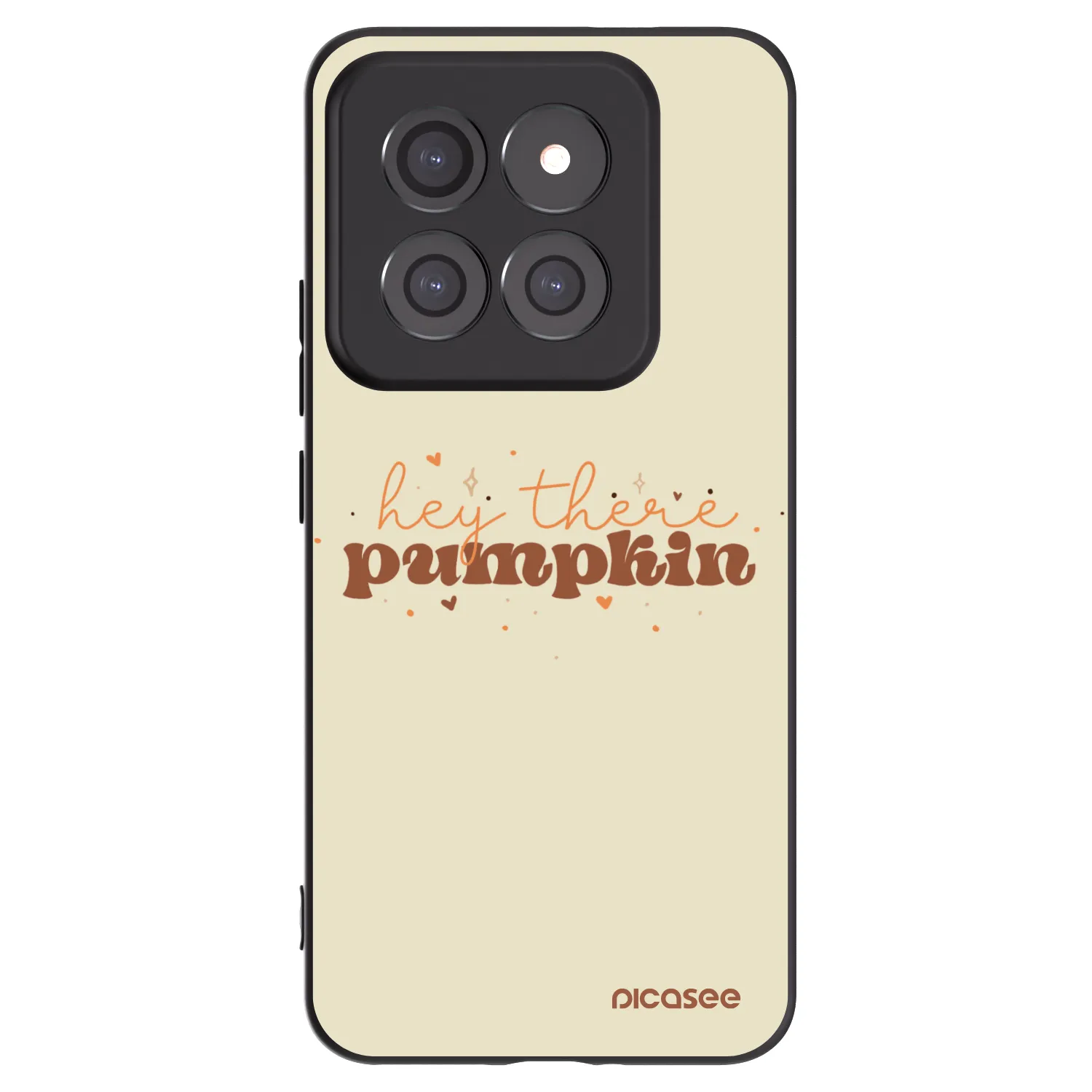 Picasee Μαύρη θήκη σιλικόνης για Xiaomi 14 Pro - Hey there pumpkin