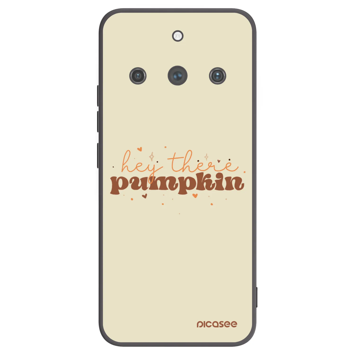 Picasee Μαύρη θήκη σιλικόνης για Realme 11 Pro+ - Hey there pumpkin