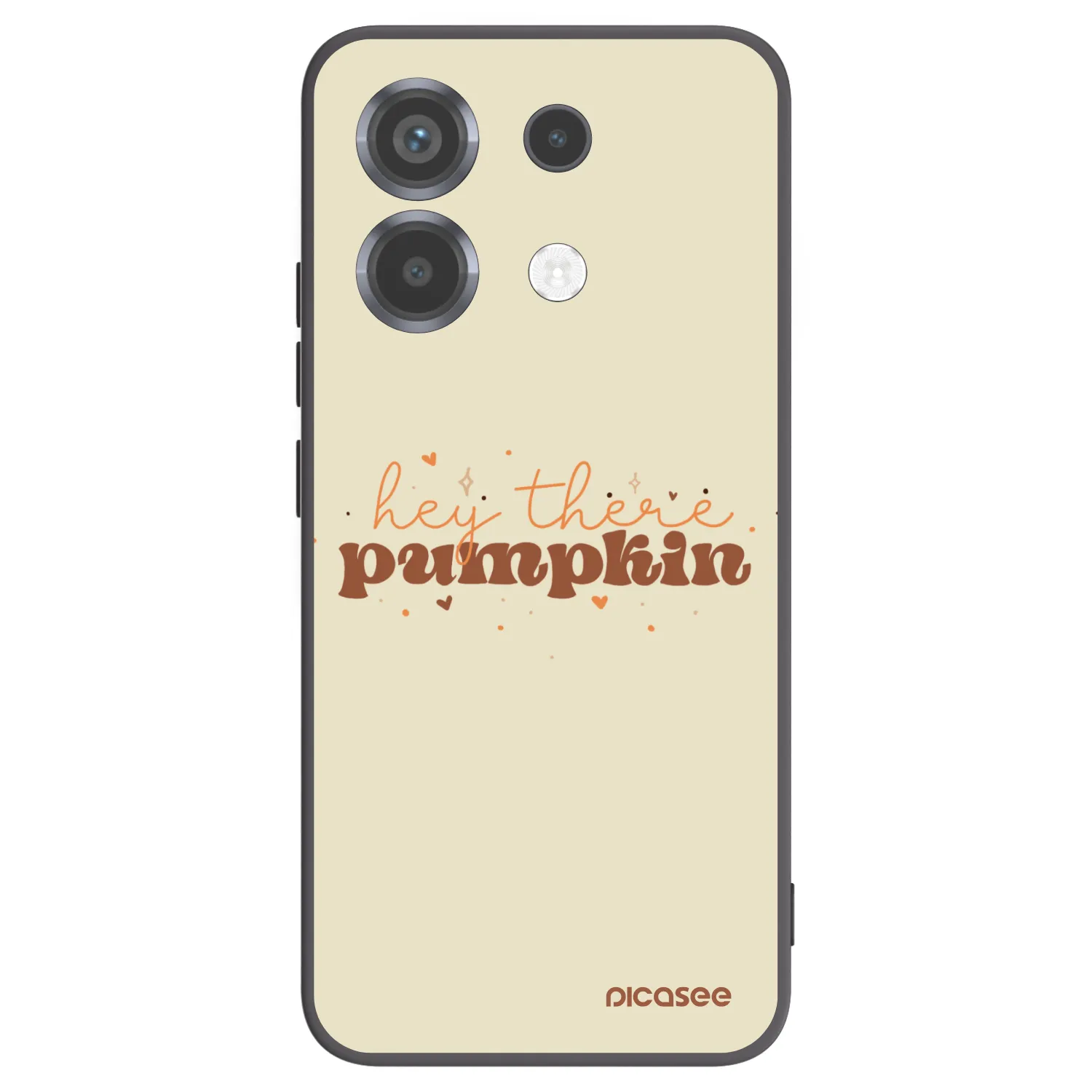 Picasee Μαύρη θήκη σιλικόνης για Xiaomi Poco X6 - Hey there pumpkin