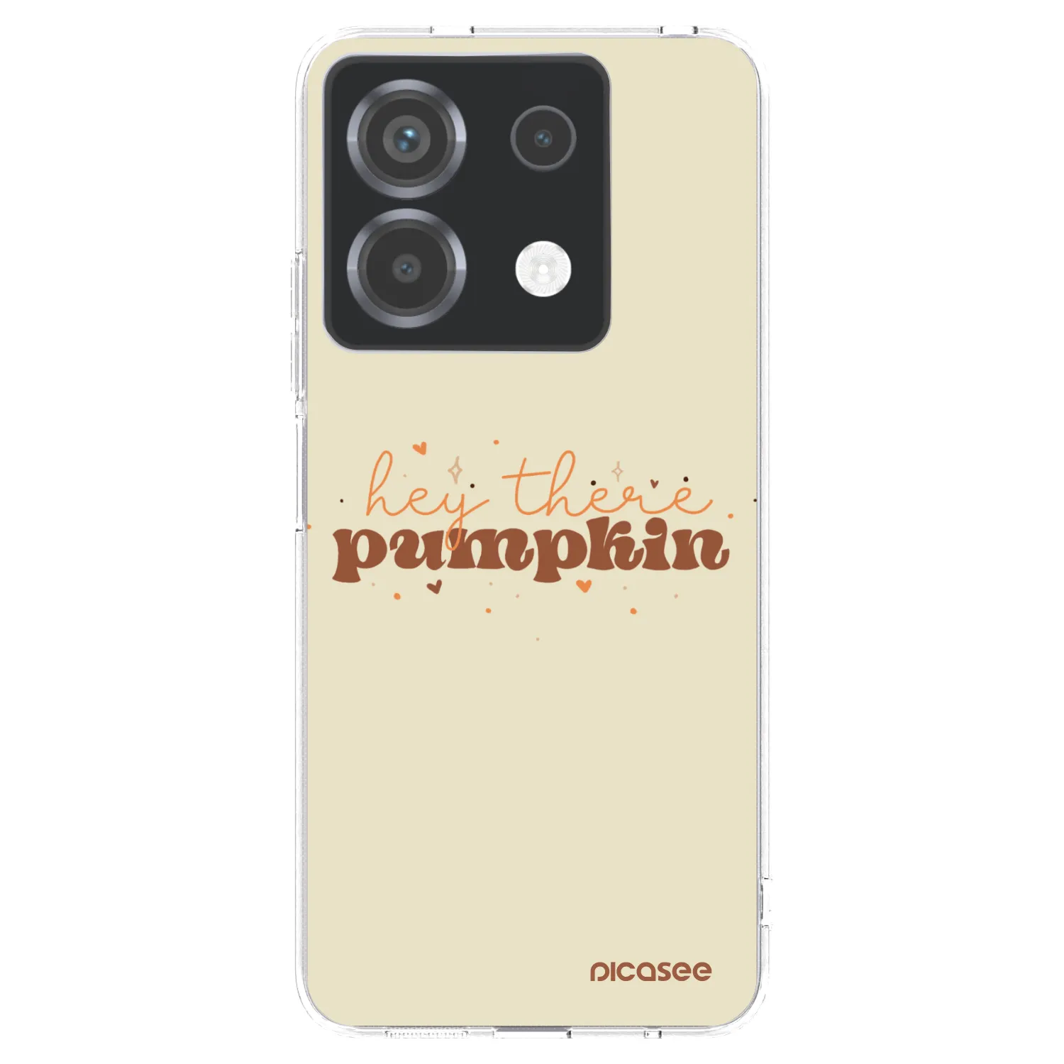 Picasee διαφανής θήκη σιλικόνης Xiaomi Poco X6 - Hey there pumpkin