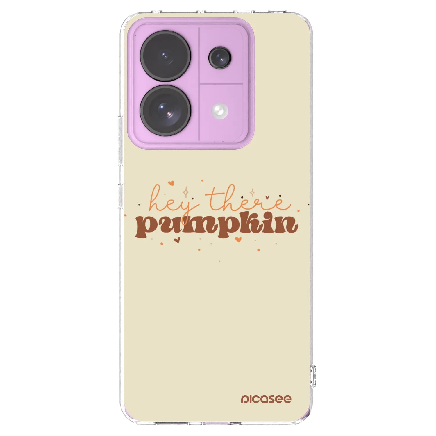 Picasee διαφανής θήκη σιλικόνης Xiaomi Redmi Note 13 Pro 5G - Hey there pumpkin