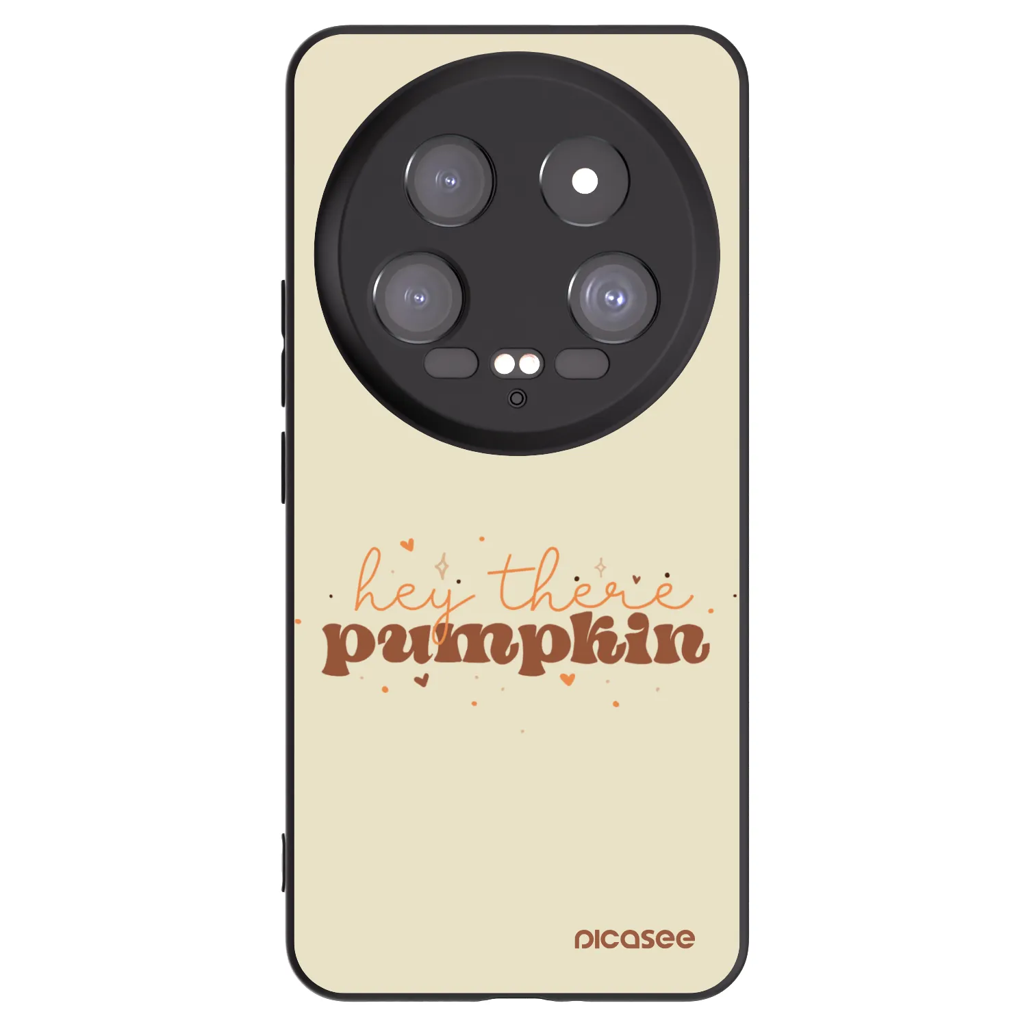 Picasee Μαύρη θήκη σιλικόνης για Xiaomi 14 Ultra - Hey there pumpkin