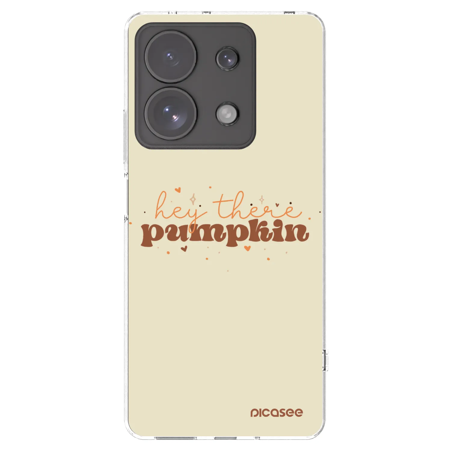 Picasee διαφανής θήκη σιλικόνης Xiaomi Redmi Note 13 Pro 4G - Hey there pumpkin
