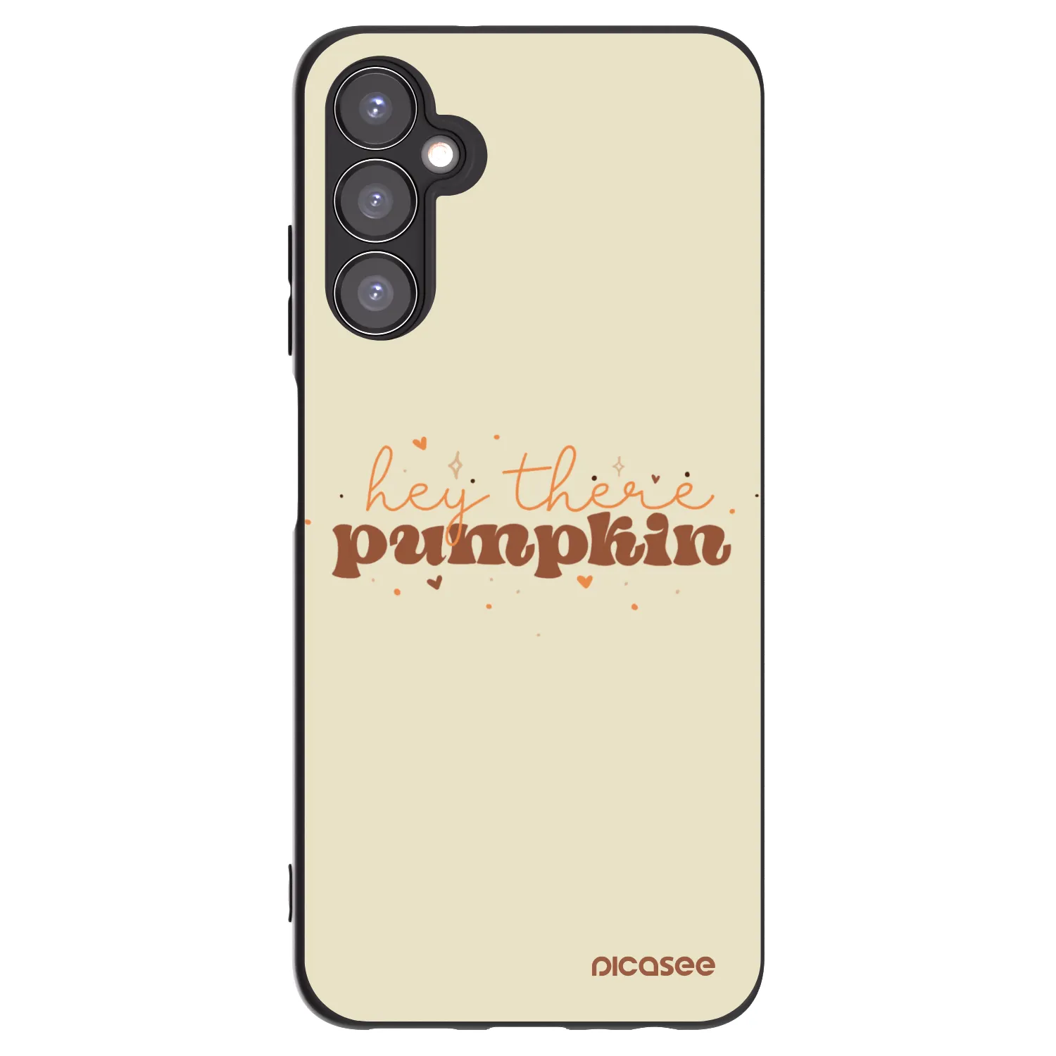 Picasee Μαύρη θήκη σιλικόνης για Samsung Galaxy A05s A057G - Hey there pumpkin