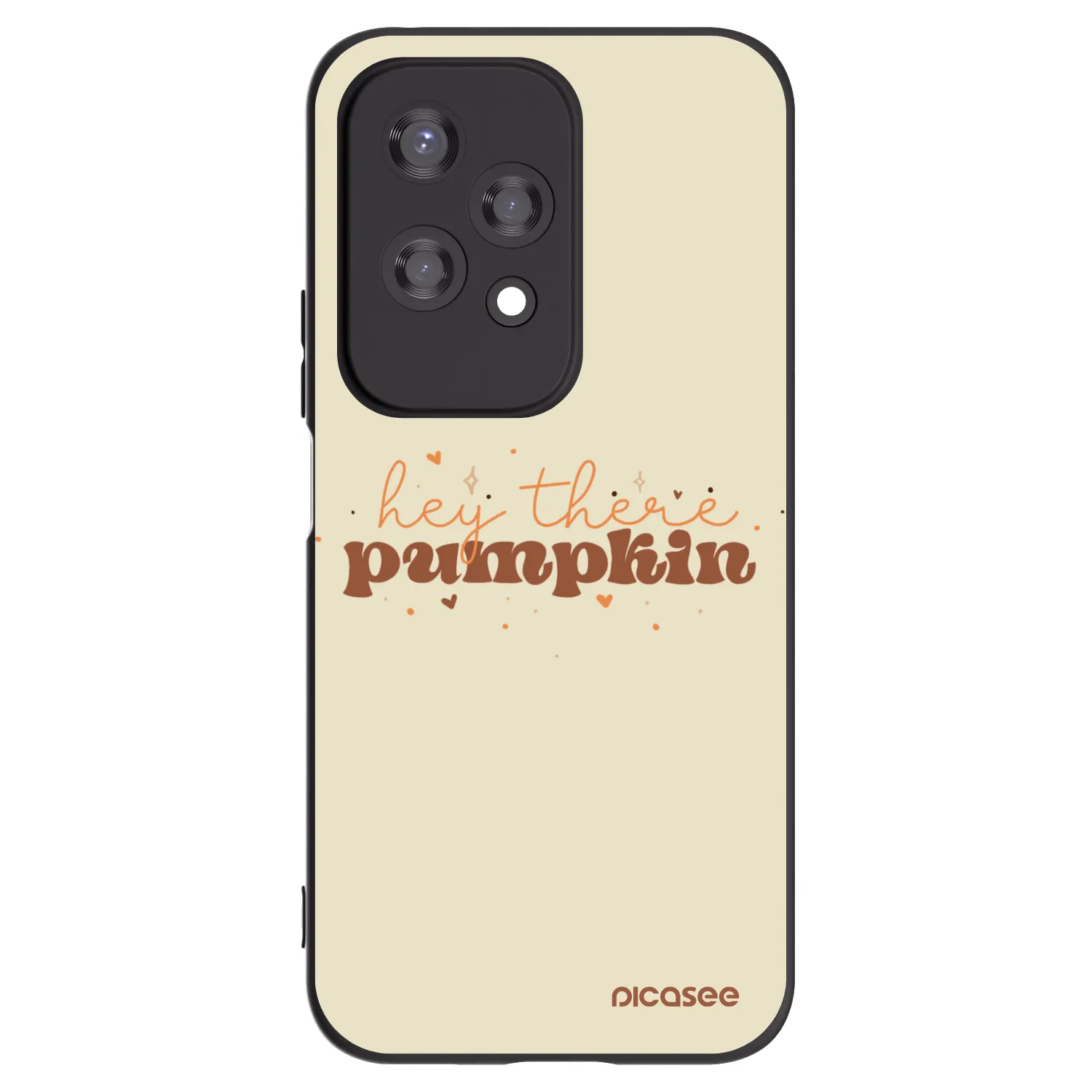 Picasee Μαύρη θήκη σιλικόνης για Honor 200 Lite - Hey there pumpkin