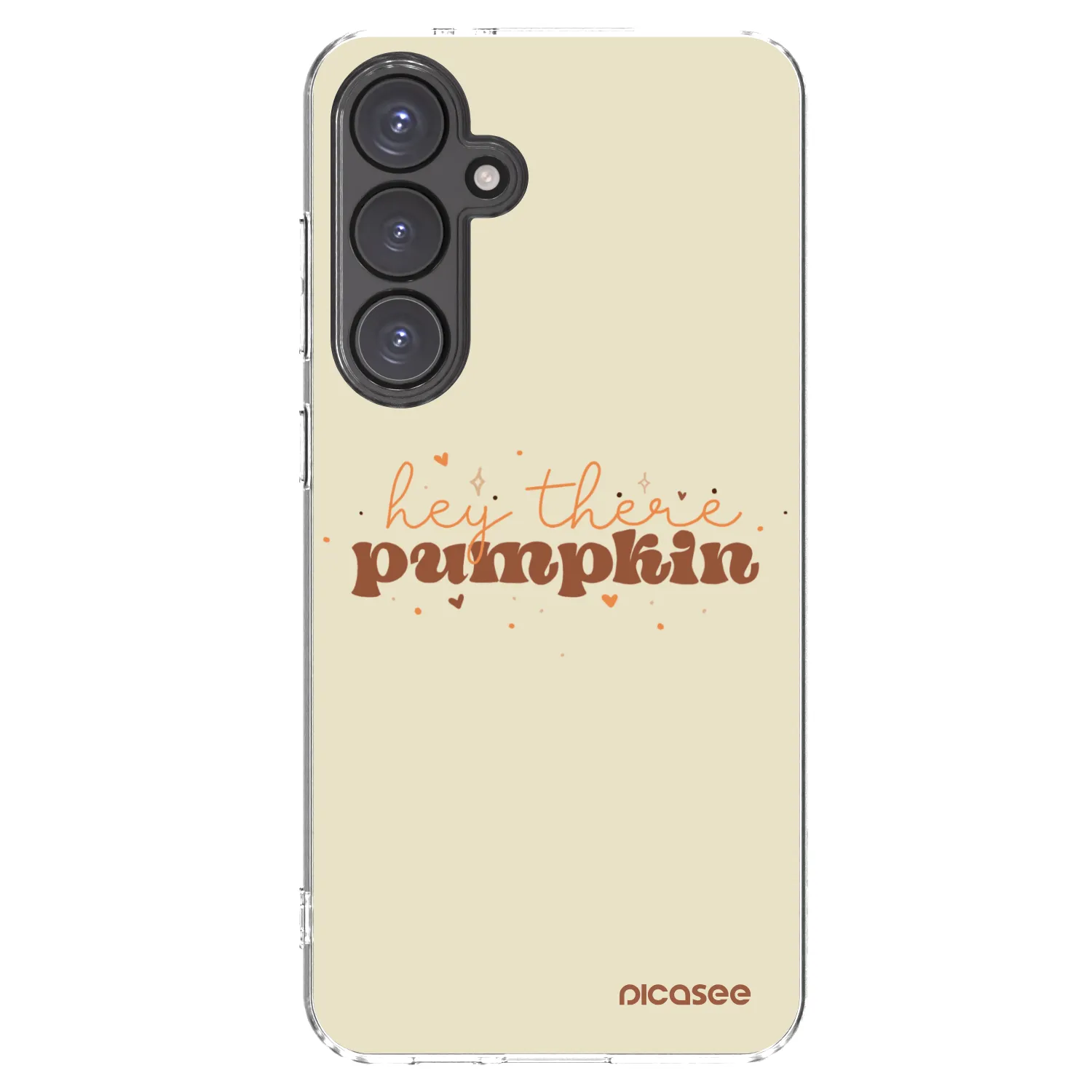 Picasee διαφανής θήκη σιλικόνης Samsung Galaxy S24 FE S721B - Hey there pumpkin
