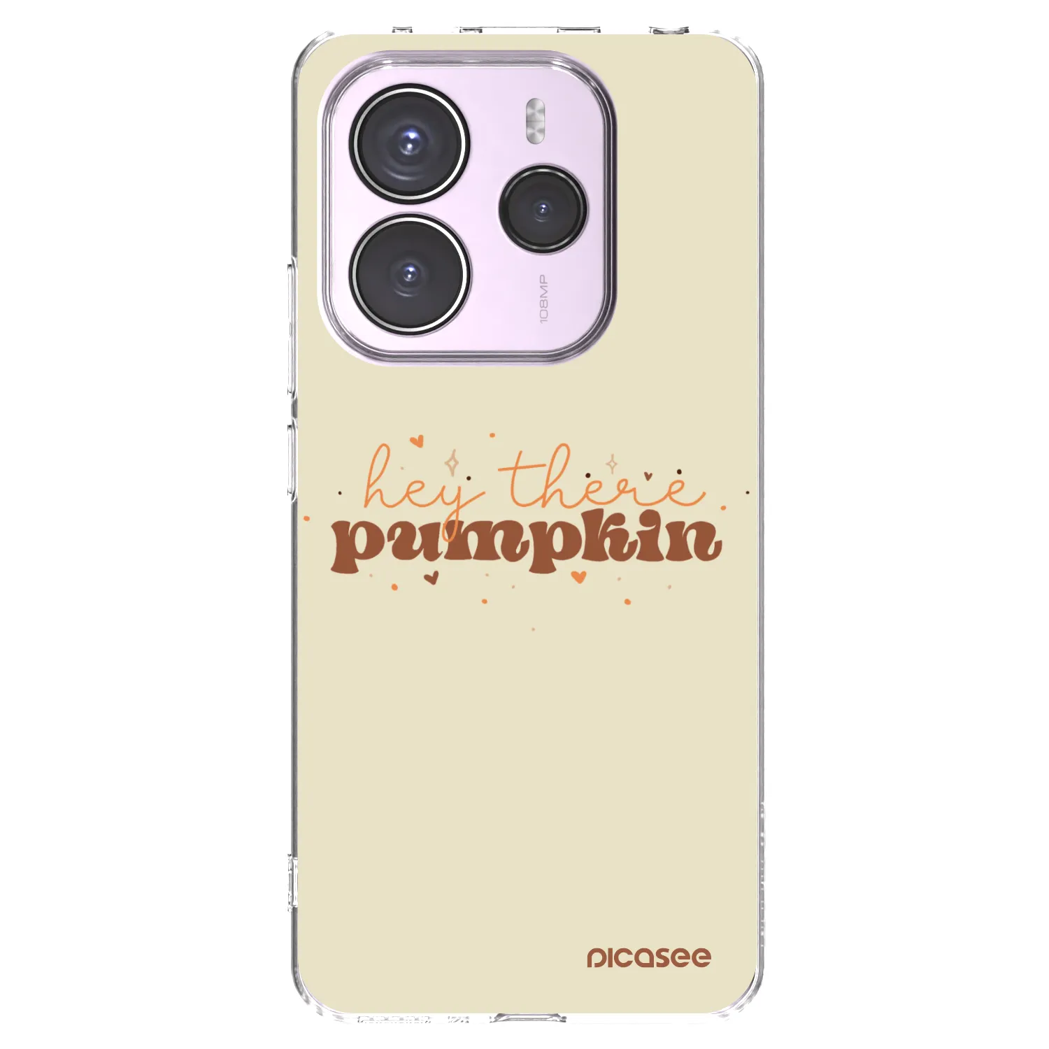 Picasee διαφανής θήκη σιλικόνης Xiaomi Redmi Note 14 5G - Hey there pumpkin