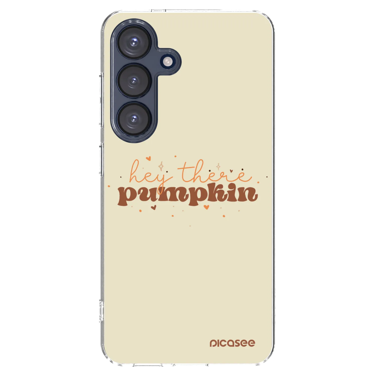 Picasee διαφανής θήκη σιλικόνης Samsung Galaxy S25 5G - Hey there pumpkin