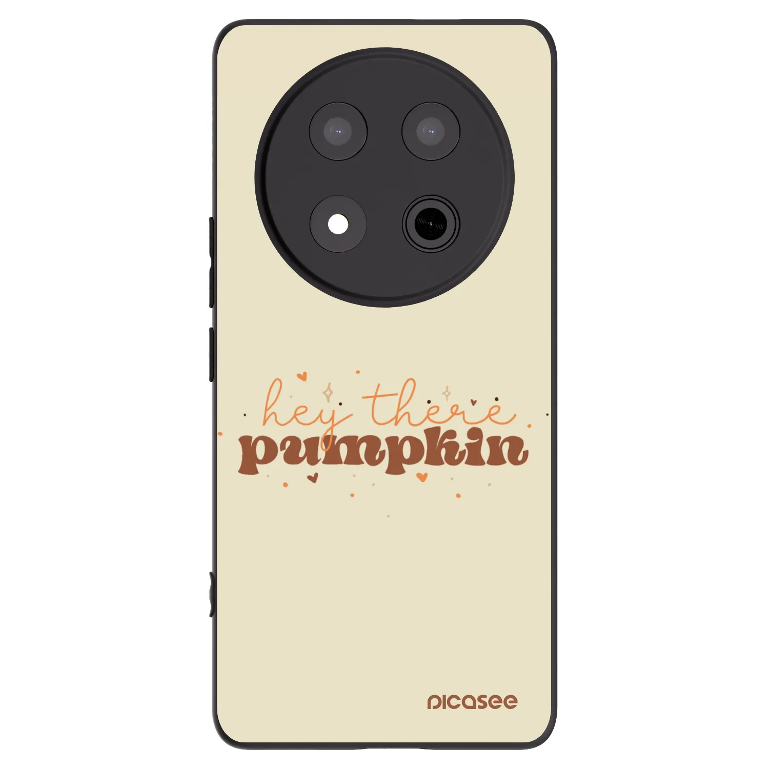 Picasee Μαύρη θήκη σιλικόνης για Honor Magic7 Lite 5G - Hey there pumpkin