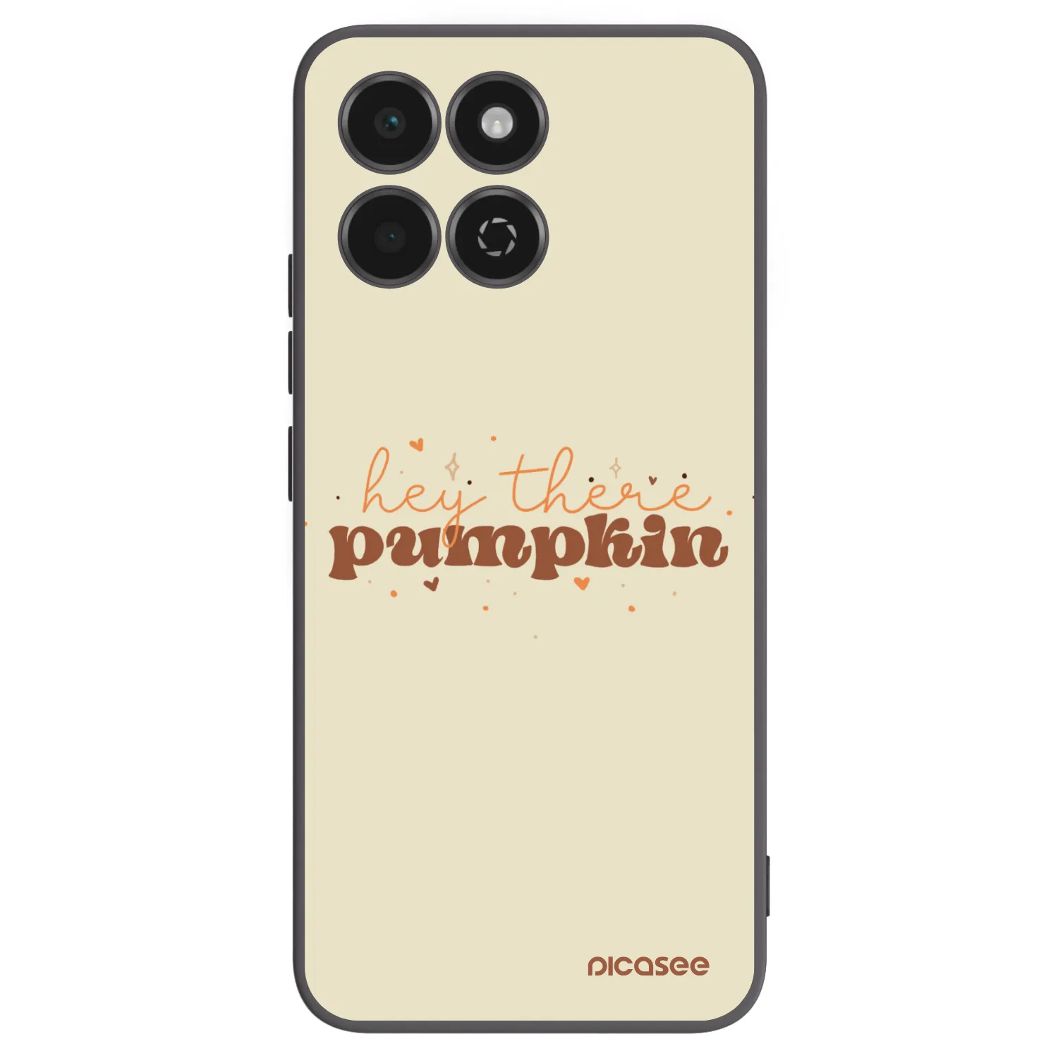 Picasee Μαύρη θήκη σιλικόνης για Honor 200 Smart 5G - Hey there pumpkin