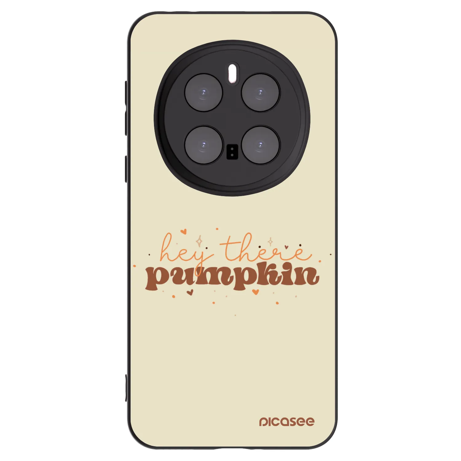 Picasee Μαύρη θήκη σιλικόνης για Honor Magic7 Pro 5G - Hey there pumpkin