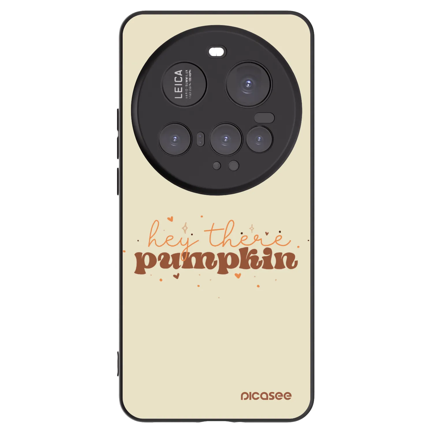Picasee Μαύρη θήκη σιλικόνης για Xiaomi 15 Ultra - Hey there pumpkin