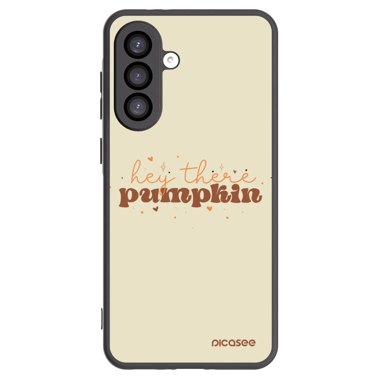 Picasee Μαύρη θήκη σιλικόνης για Samsung Galaxy A26 5G A266B - Hey there pumpkin